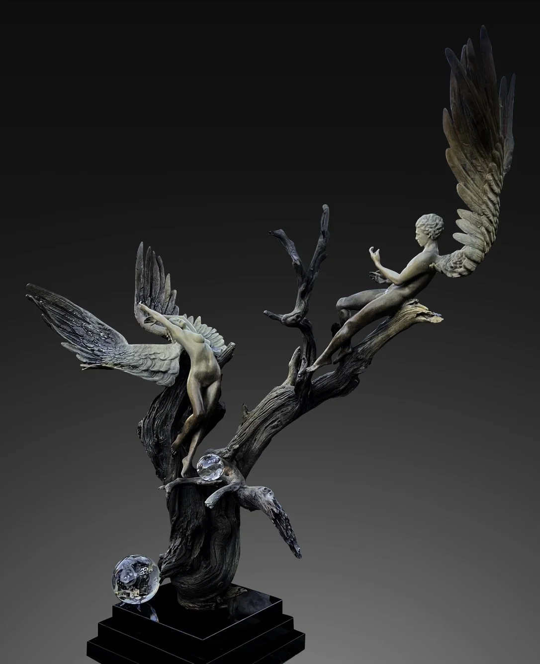Emergence
bronze / lucite
63"h x 47"w x 25"d