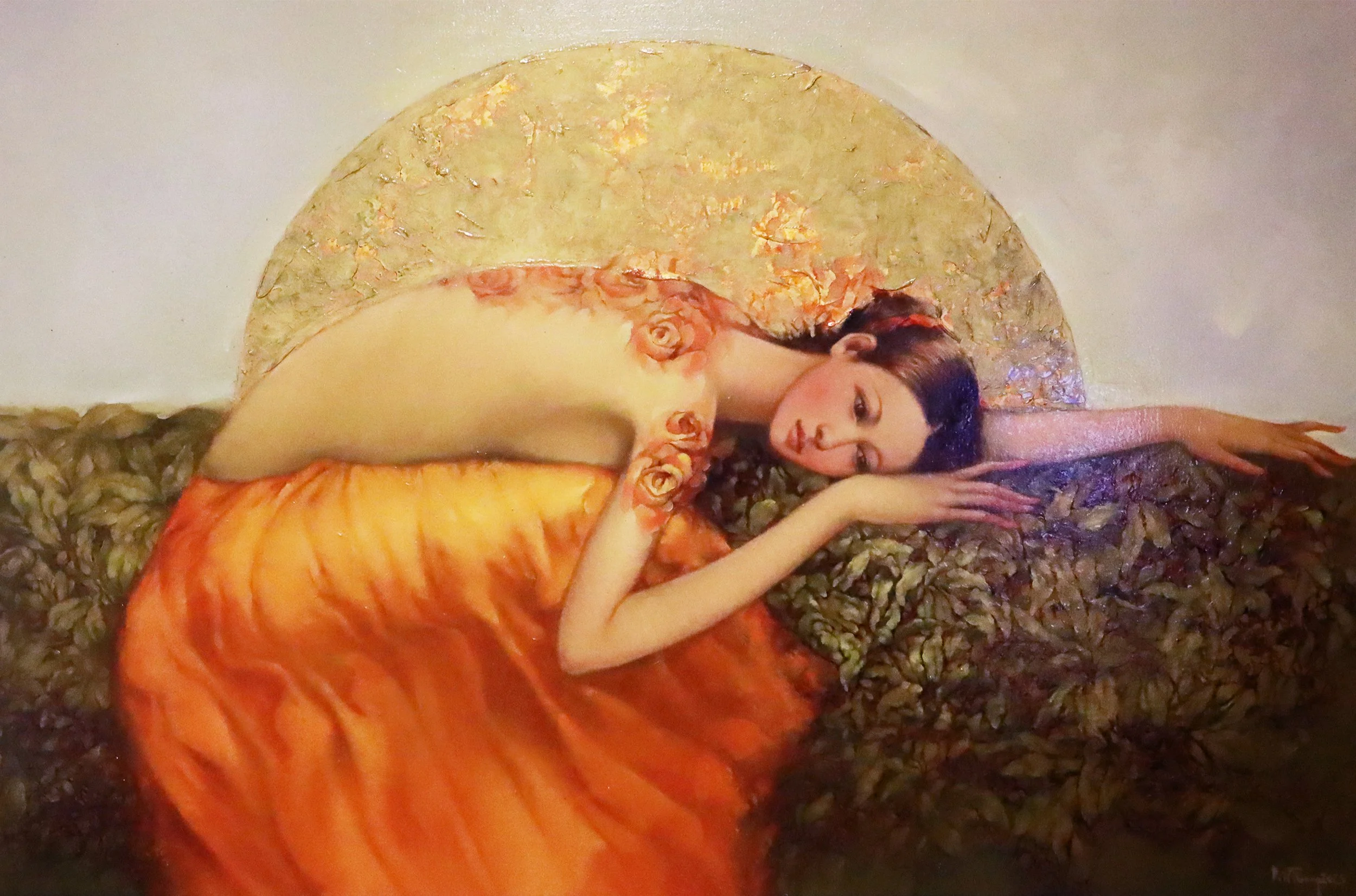 Moon Garden
Oil On Canvas
58 x 39 in (147.32cm x 99.06 cm)