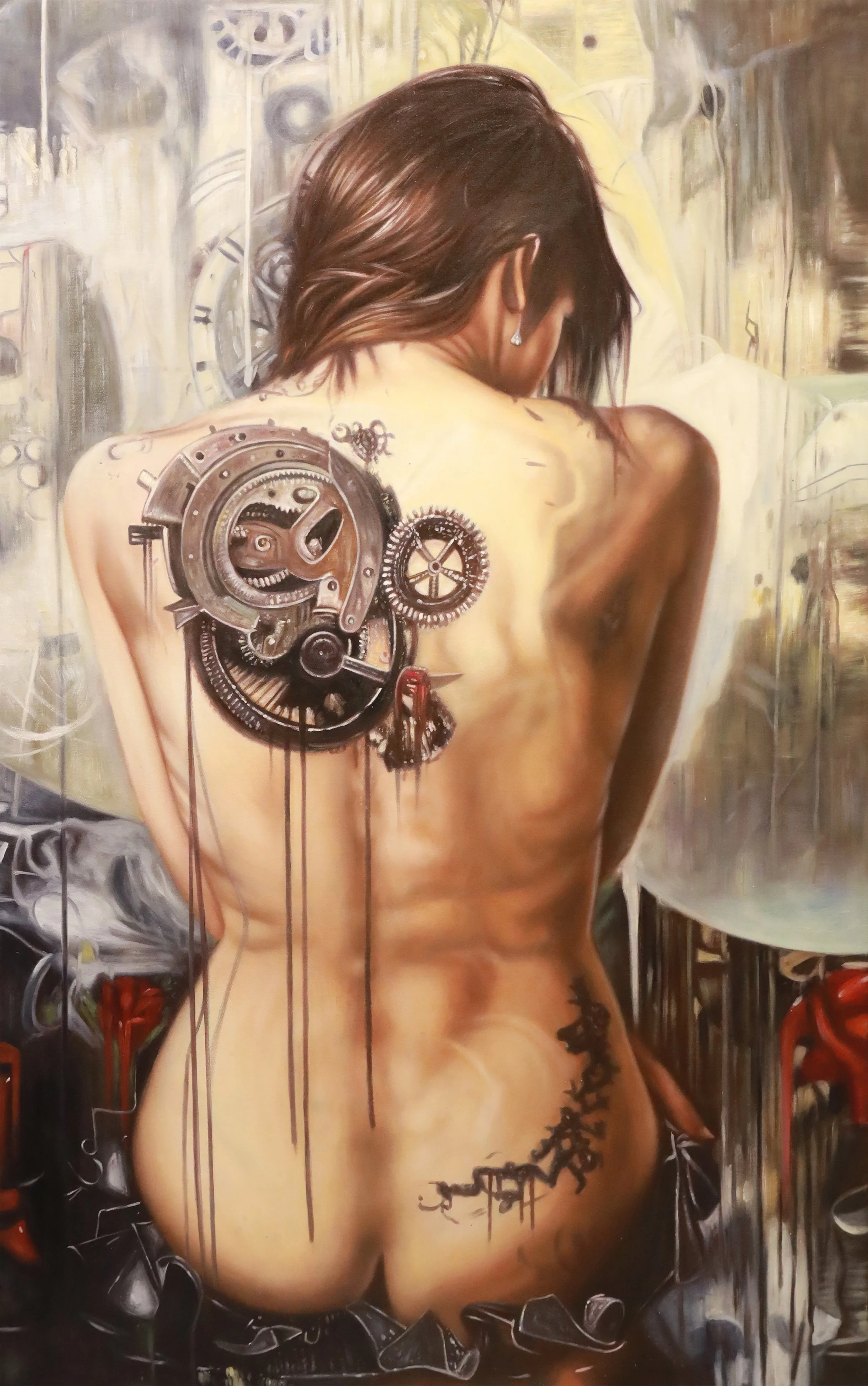 Amor
Oil On Canvas
47"h x 29.5"w