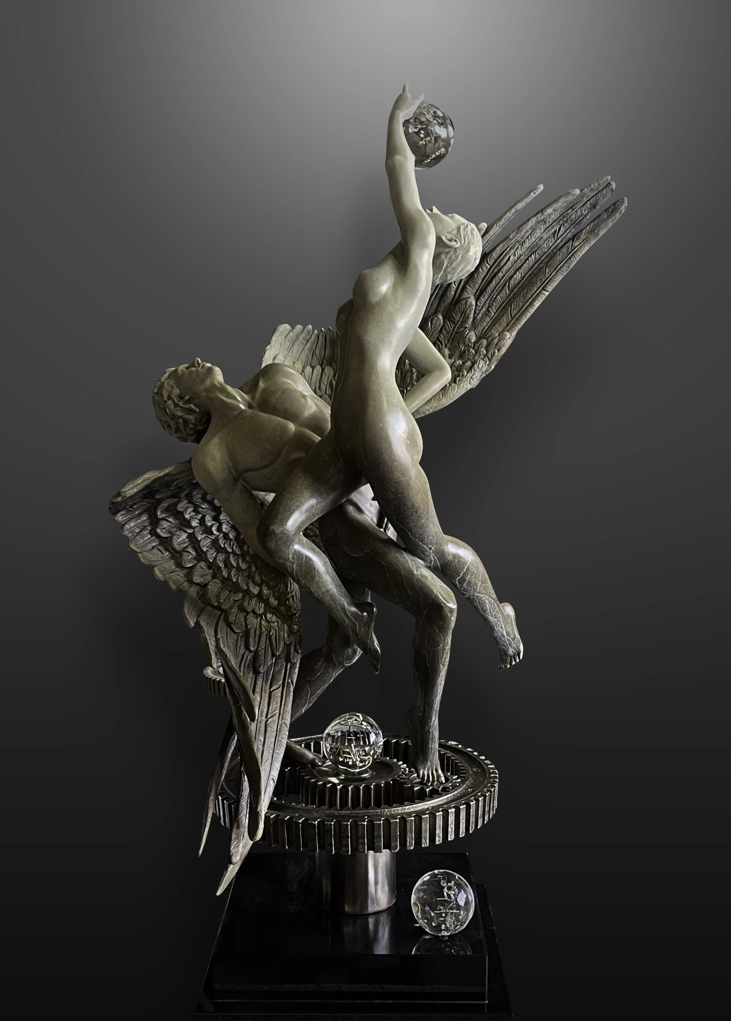 Devotion
bronze / lucite
43"h x 26" w x 19"d