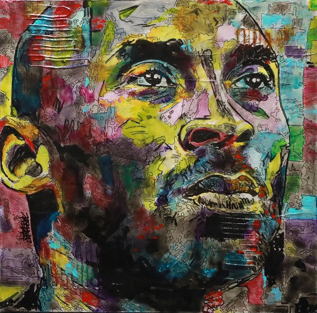 Focus - Kobe Series
Mixed Media on Canvas
12"h x 12"w (30.48cm x 30.48cm)