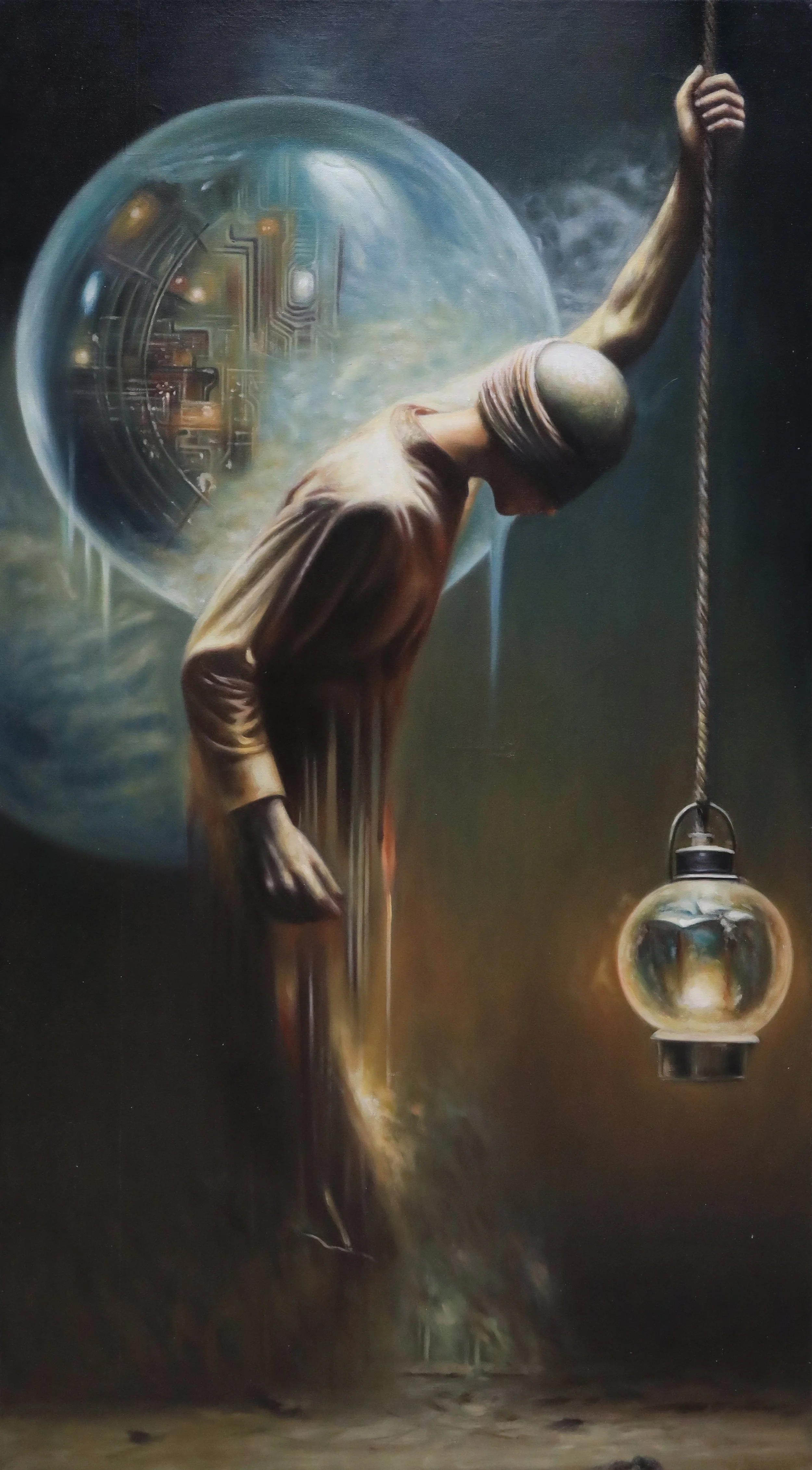 Time Illumination 46"h x 25.5"w