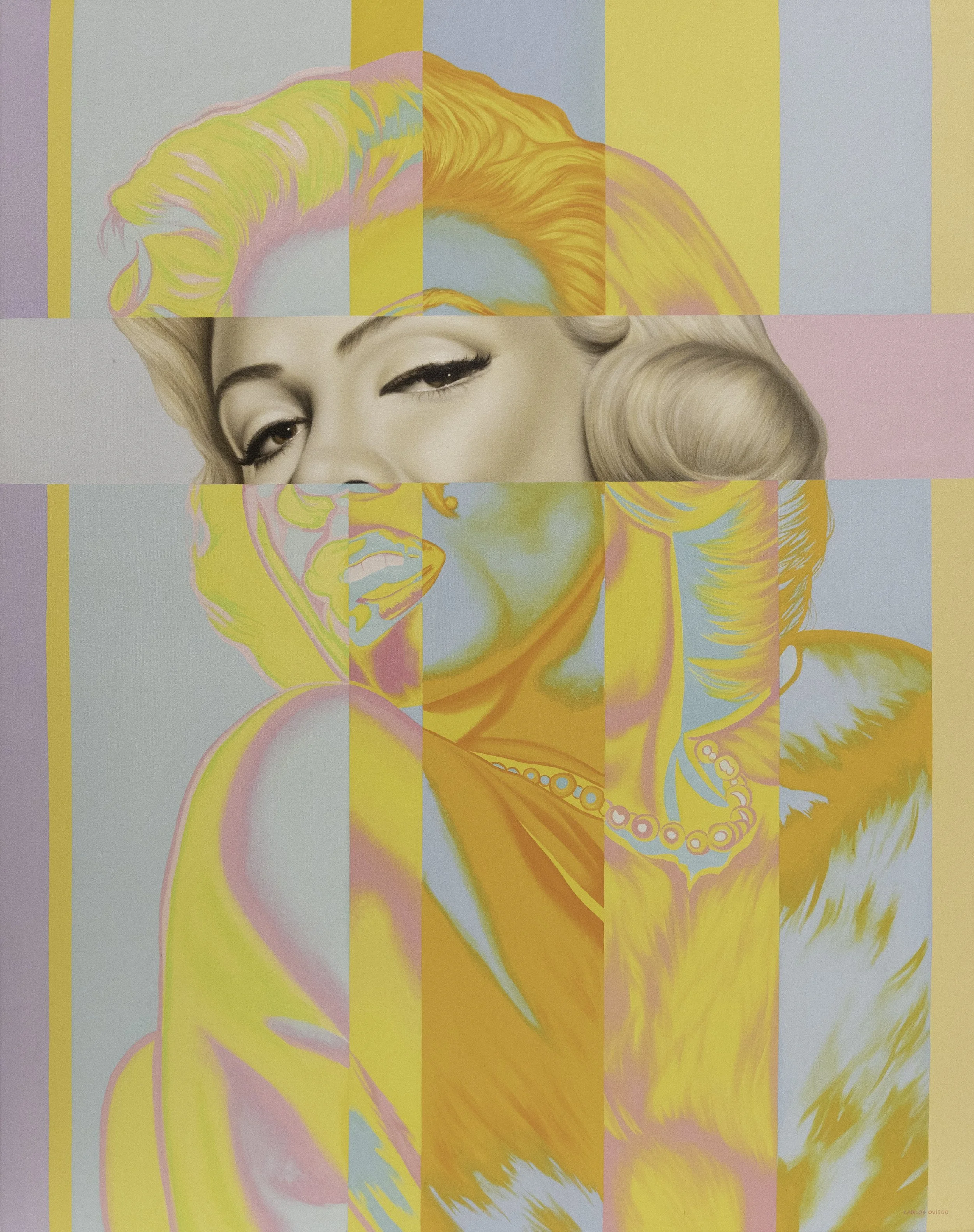 Marilyn Obra XI 
Oil On Canvas
63"h x 51"w (160.02cm x 129.54cm)