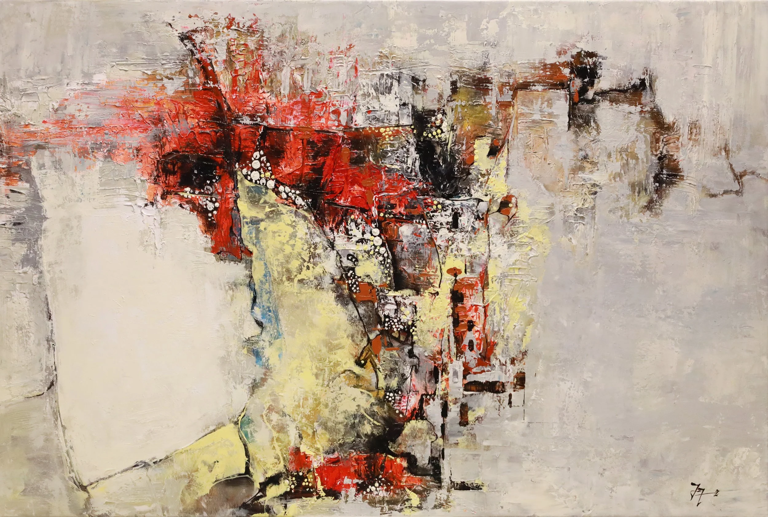 Morphose
Oil on Canvas
32"h x 47w" (81.28cm x 119.38cm)