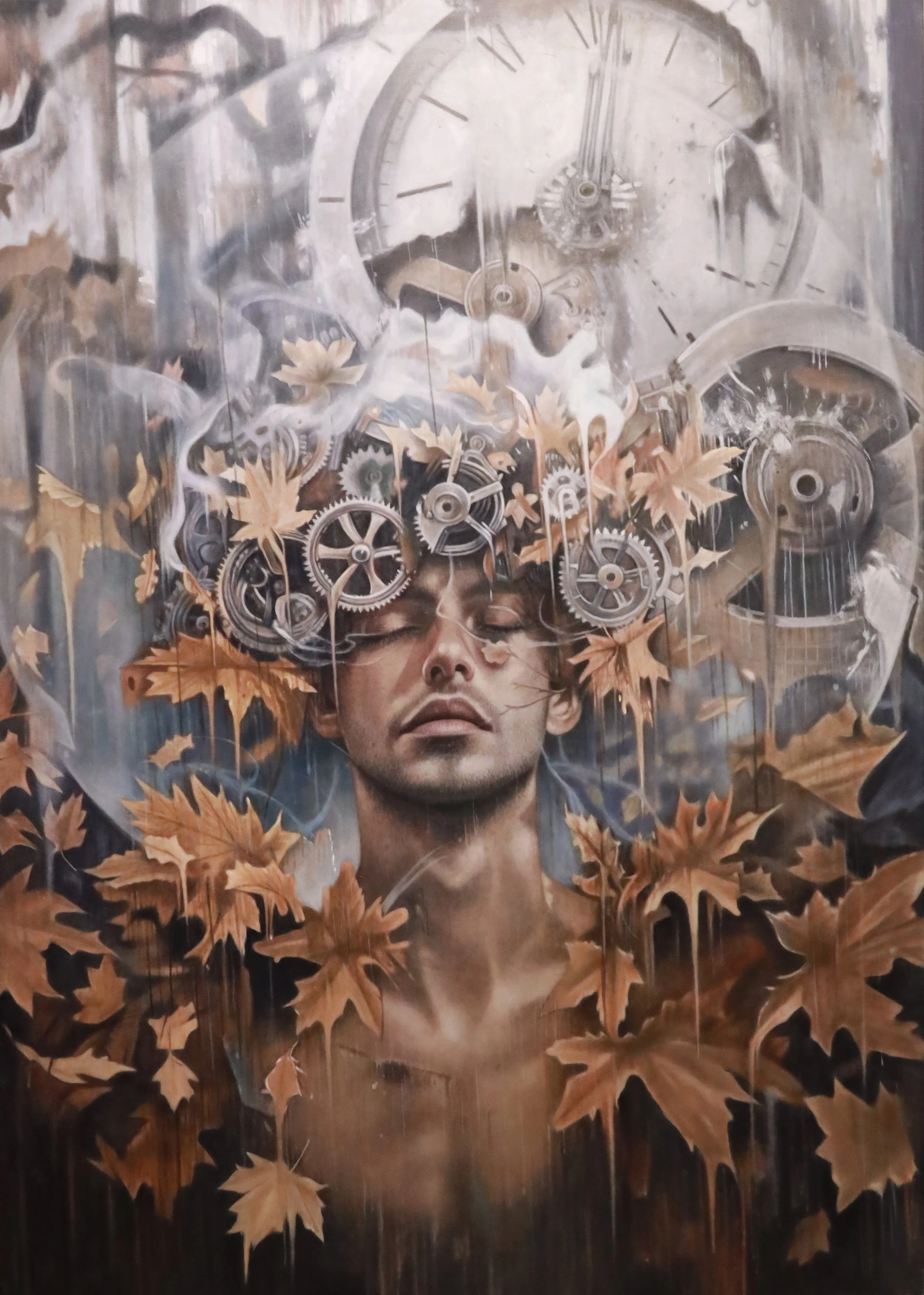 Fall Study
Oil On Canvas
55"h x 39"w
