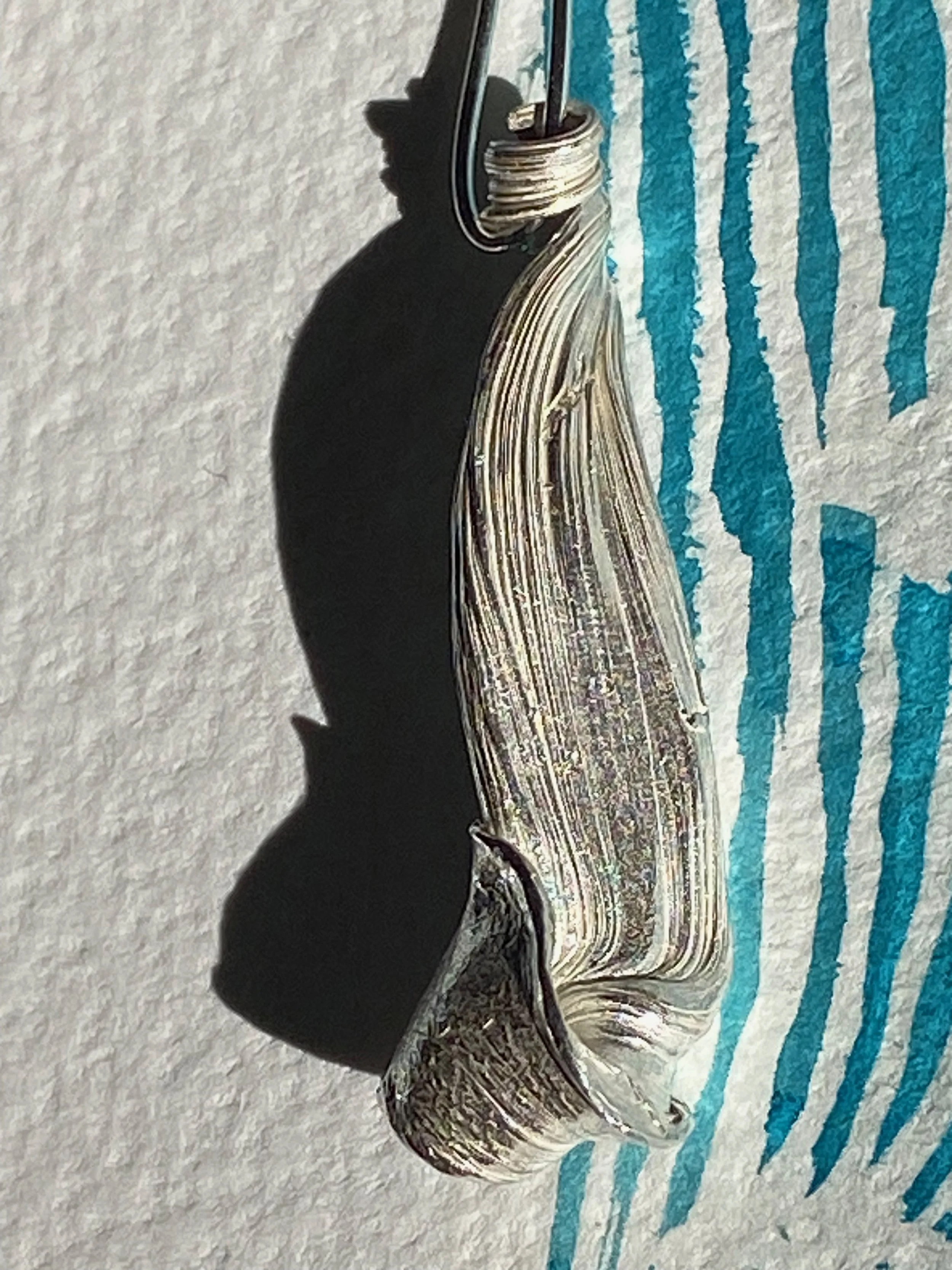 RHS BOTANICAL COLLECTION Fern silver necklace