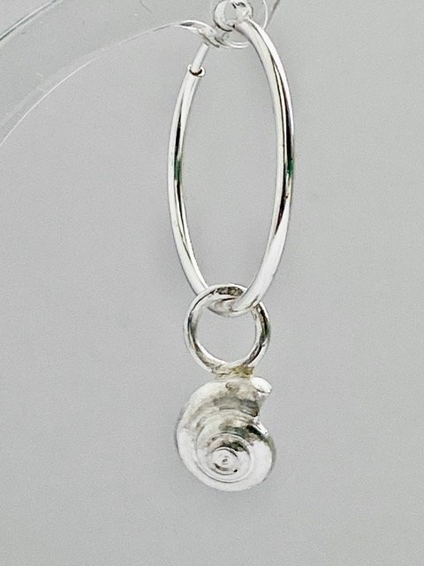 Rose Honey silver spire shell hoop RH_SSSH.jpeg