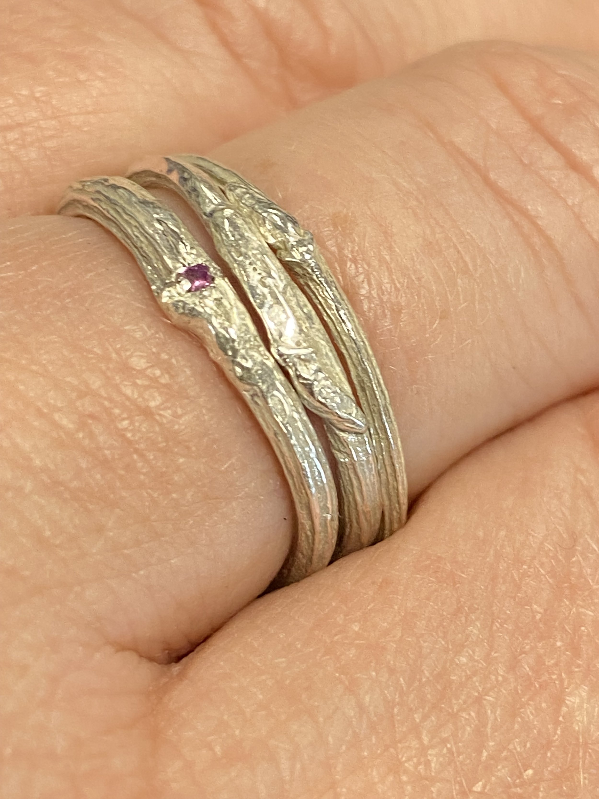 Rose Honey silver willow stacker pink sapphire.jpg