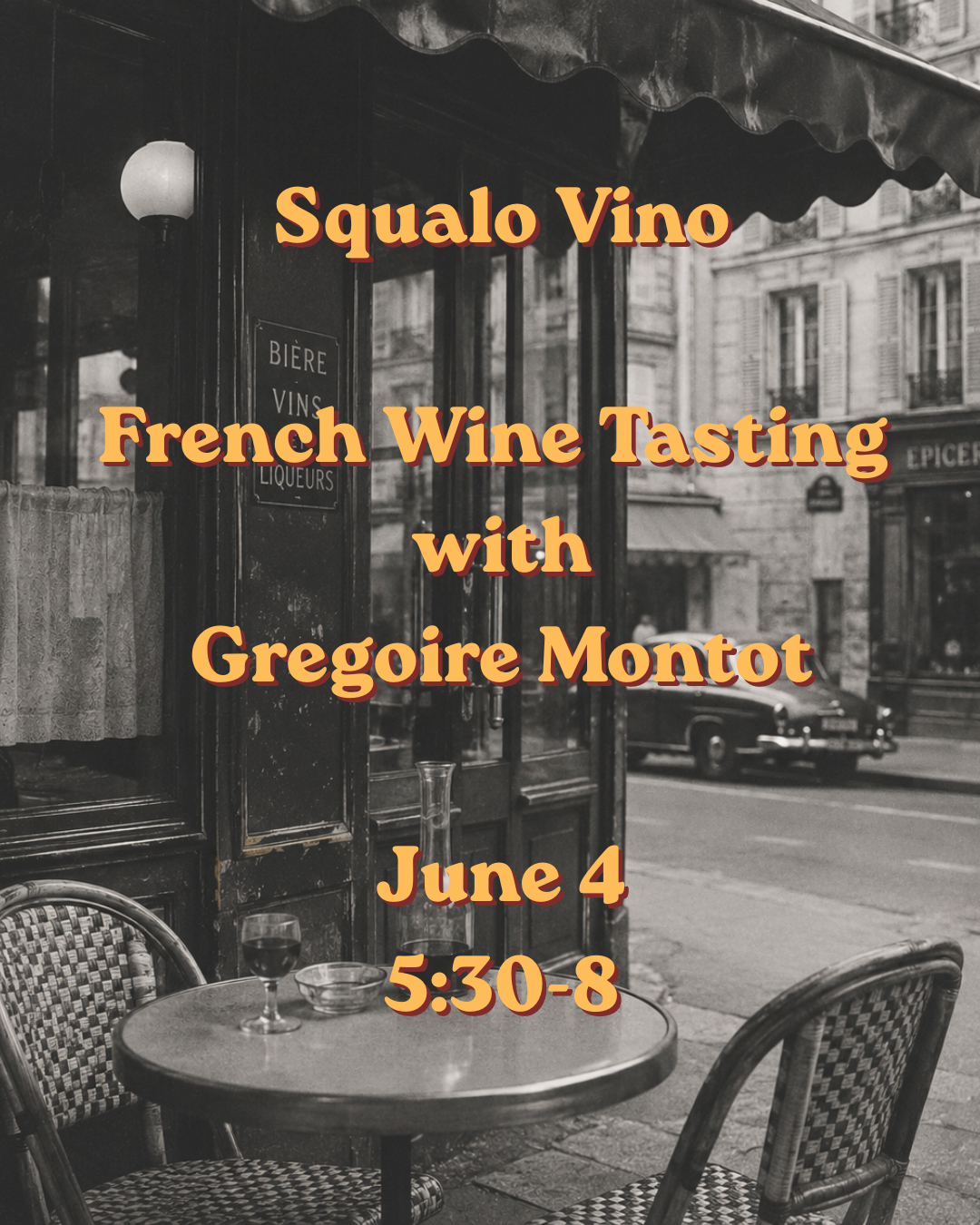 French Wine Tasting with Gregoire Montot