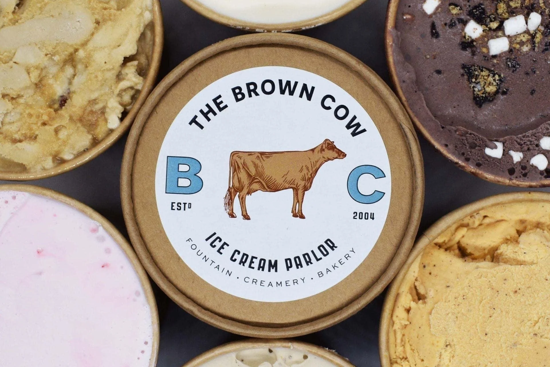 Wholesale Ice Cream — The Brown Cow Ice Cream Parlor & Creamery