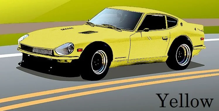 000586a5&b5 1969-1978 Nissan Datsun 240Z Stat Sheet 8x12 & 12x18 - Yellow Detail.jpg