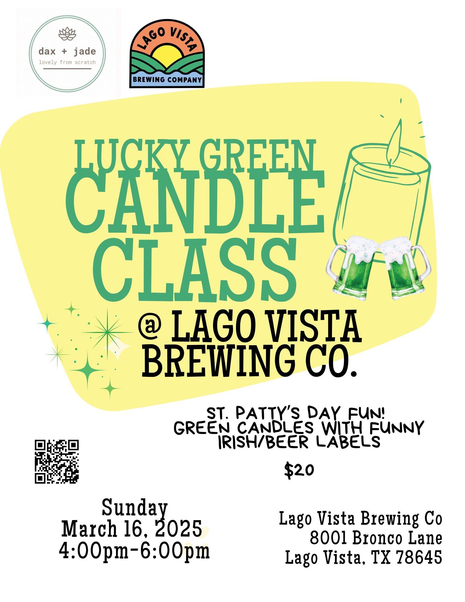 Dax + Jade Candle Class