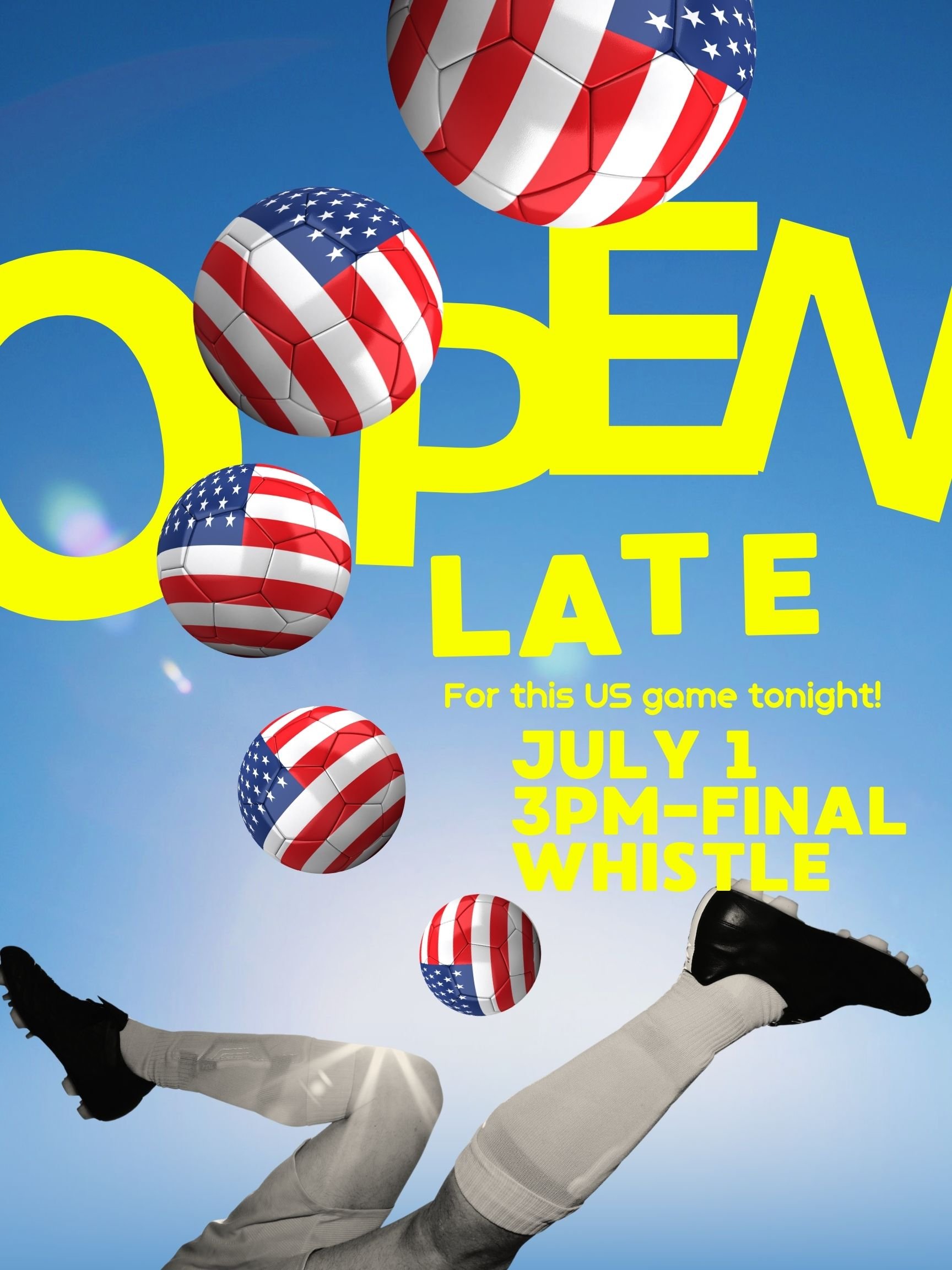 Open Late For the Game!