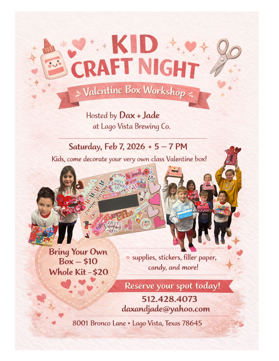 V-Day Box Workshop For Kids
