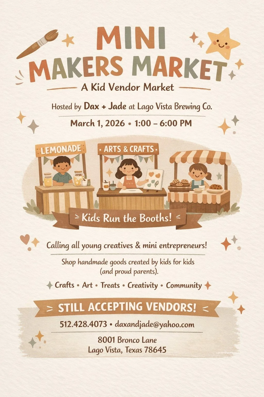 Mini Makers Market - dax + jade
