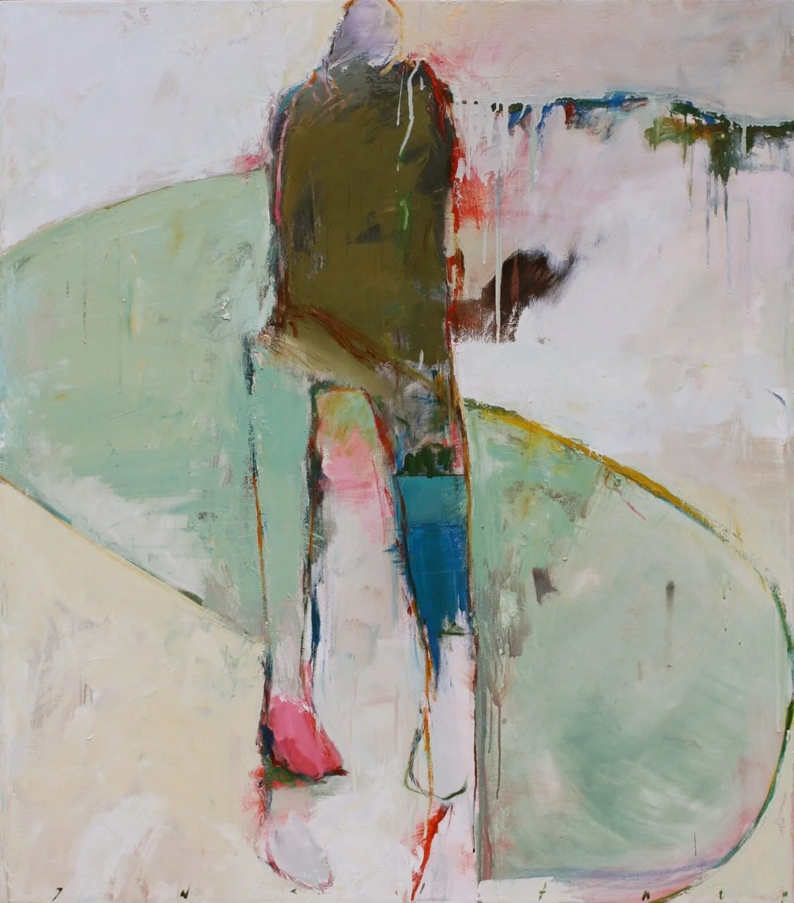 Crooked Paths | Oil on Canvas, 50" x 44"