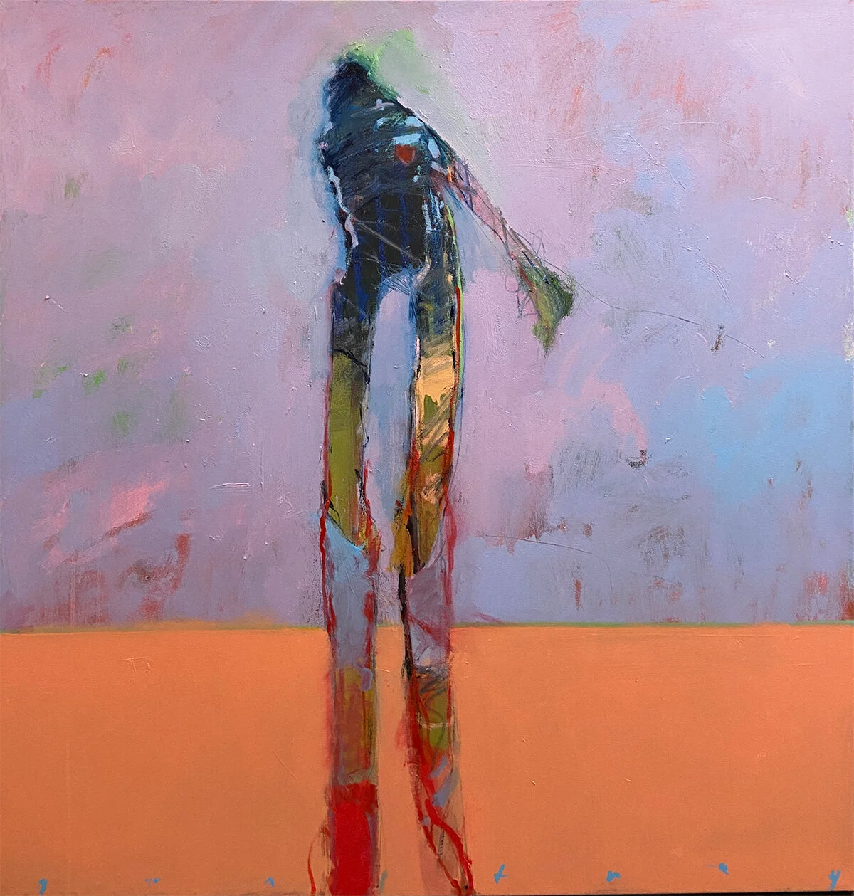 Tied to Memory | Oil on Canvas, 43" x 38"