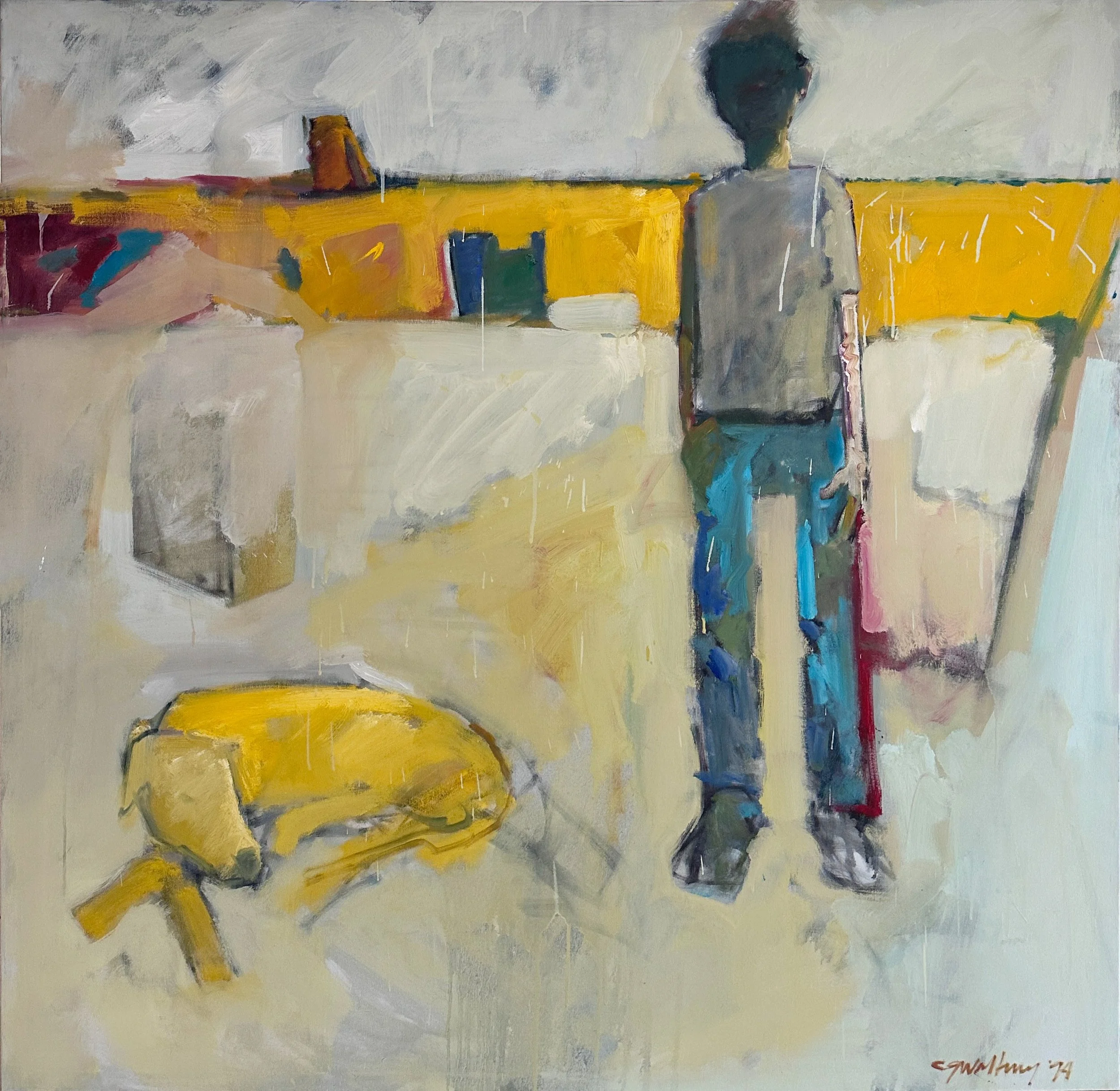 Untitled, 1974 , Oil on Canvas , 54 x 54 x 1 1/2 in