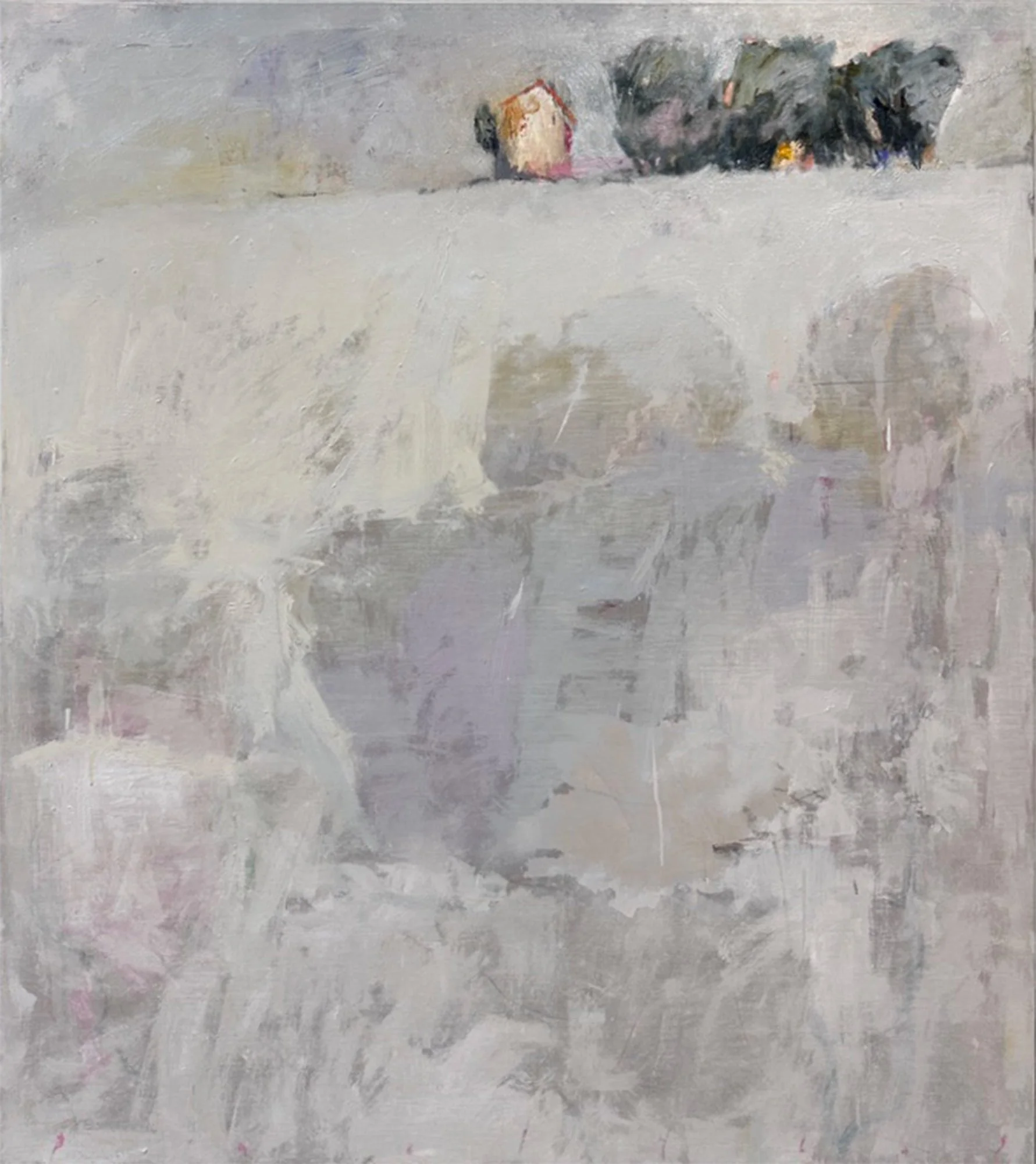 Simple Havoc, 2025 , Oil on Linen,  65 x 57 x 2 1/2 in