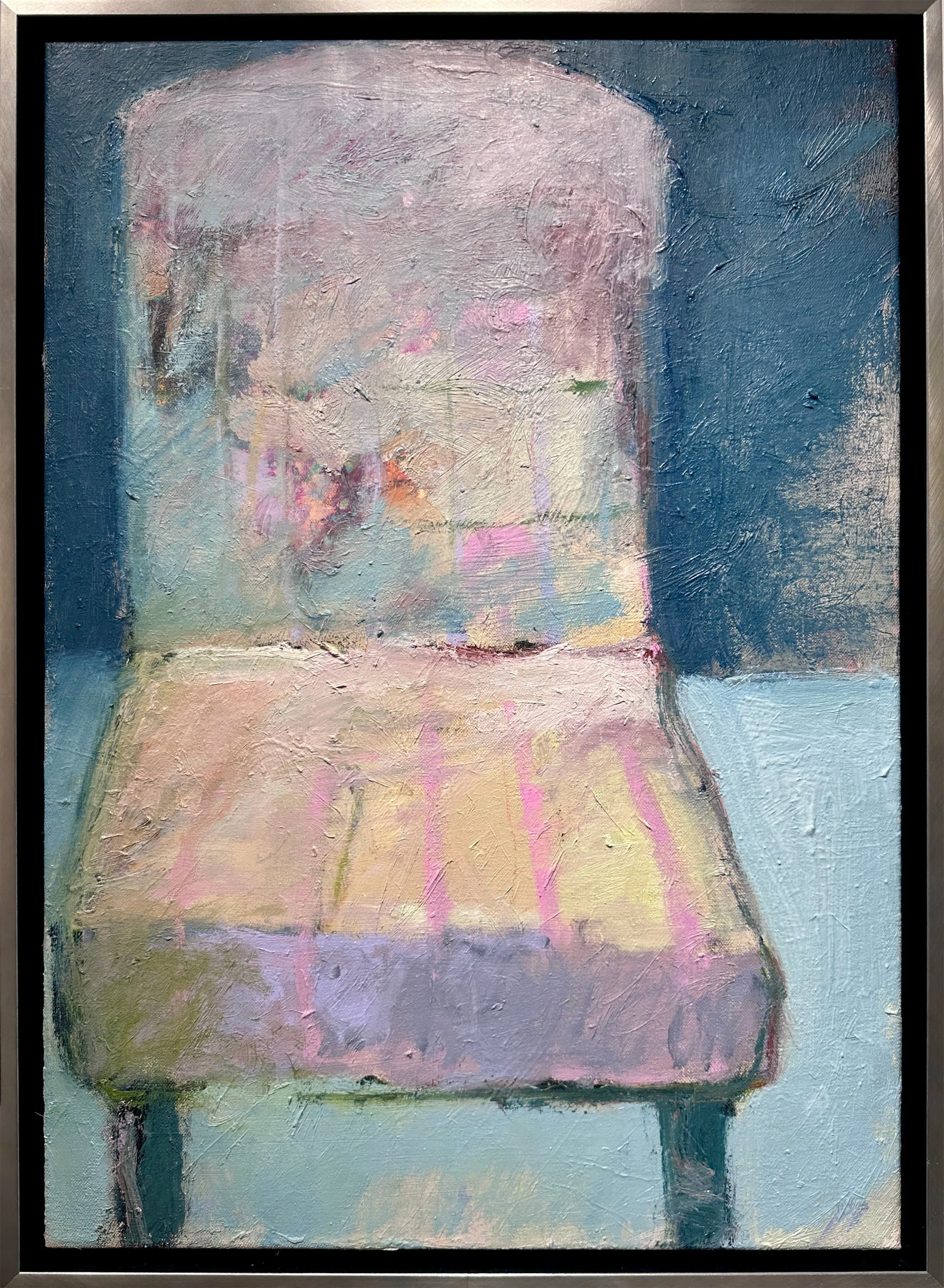 Chair Study, 2025,  Oil on Canvas , 24 x 17 x 2 in