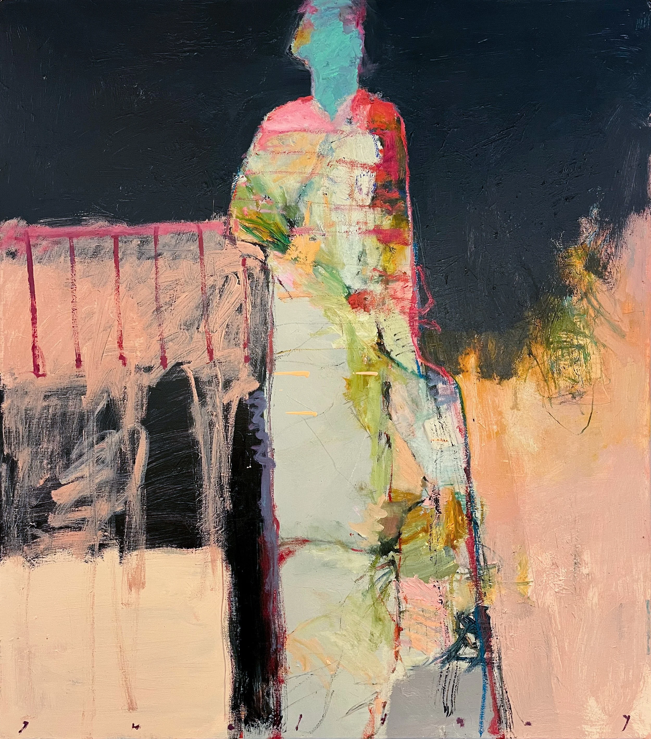 Background Hum, 2025 , Oil on Canvas,  50 x 44 in