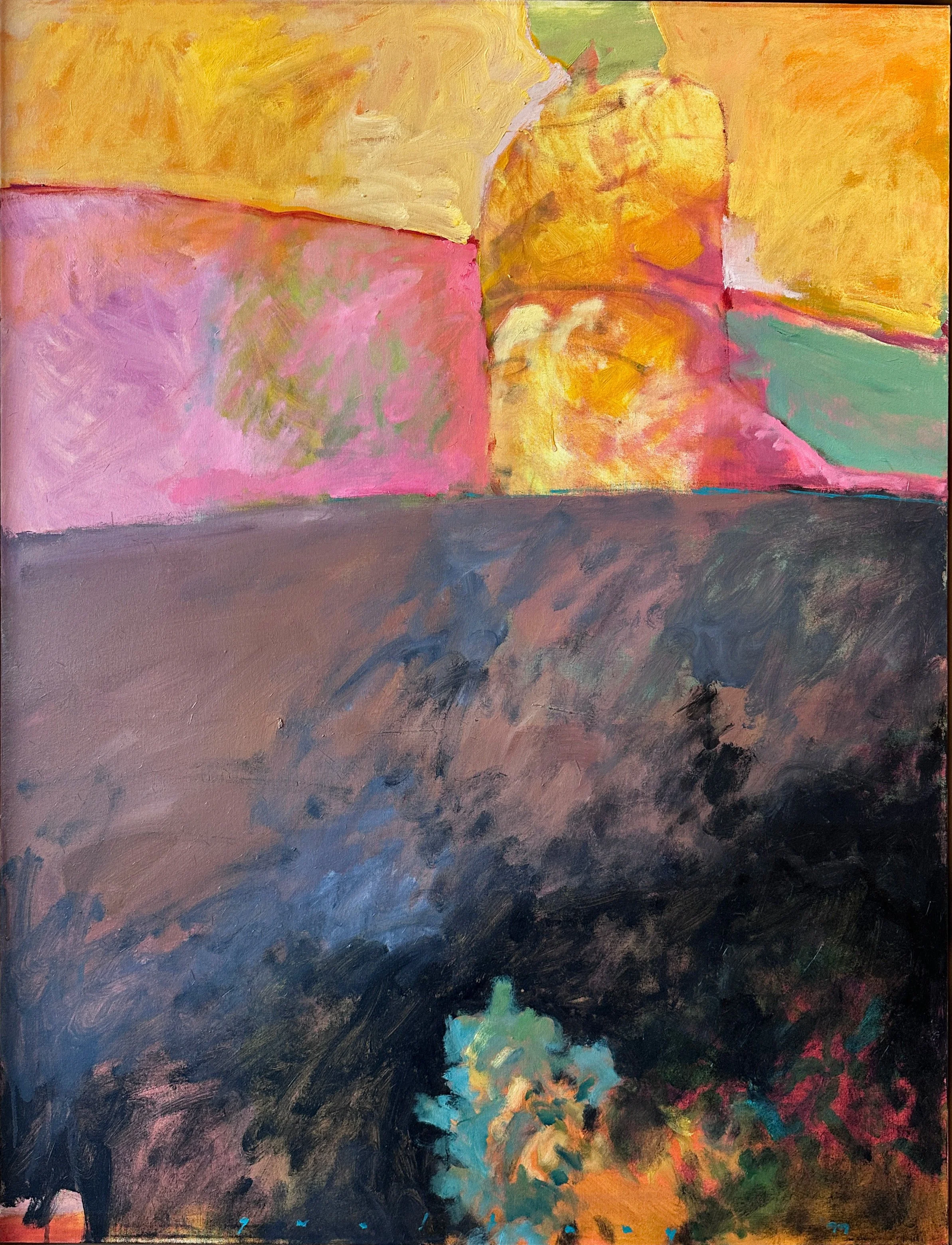 Untitled , Oil on Canvas, Framed , 48 x 36 in