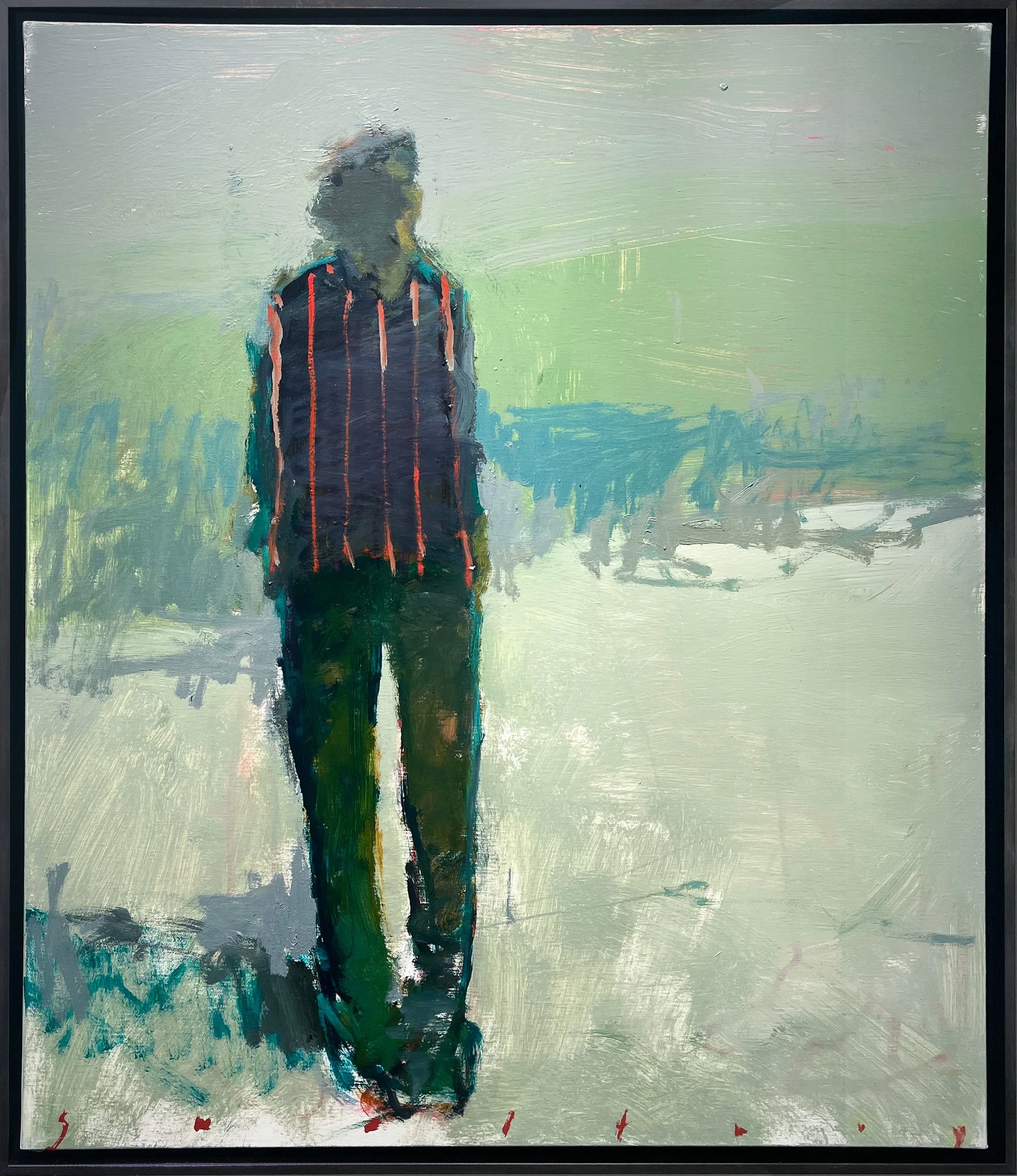 Little Goodbyes II, 2025,  Oil on Canvas , 27 3/4 x 23 3/4 in