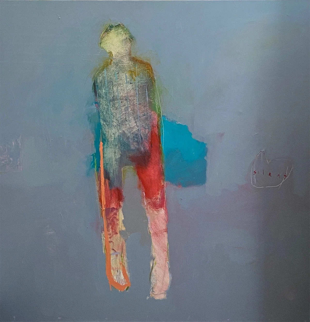 Silence..., 2017 , Oil on Canvas , 60 in x 60 in x 2.5 in