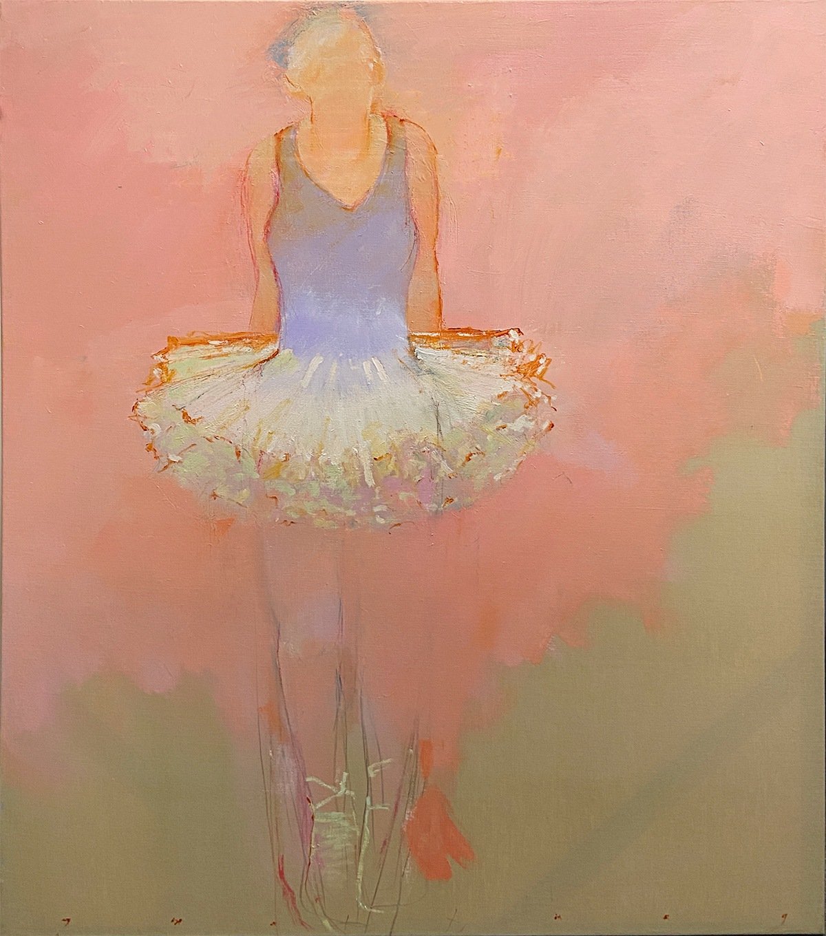 Extravagant, 2018 , Oil on Linen , 55 x 44 x 2 1/2 in