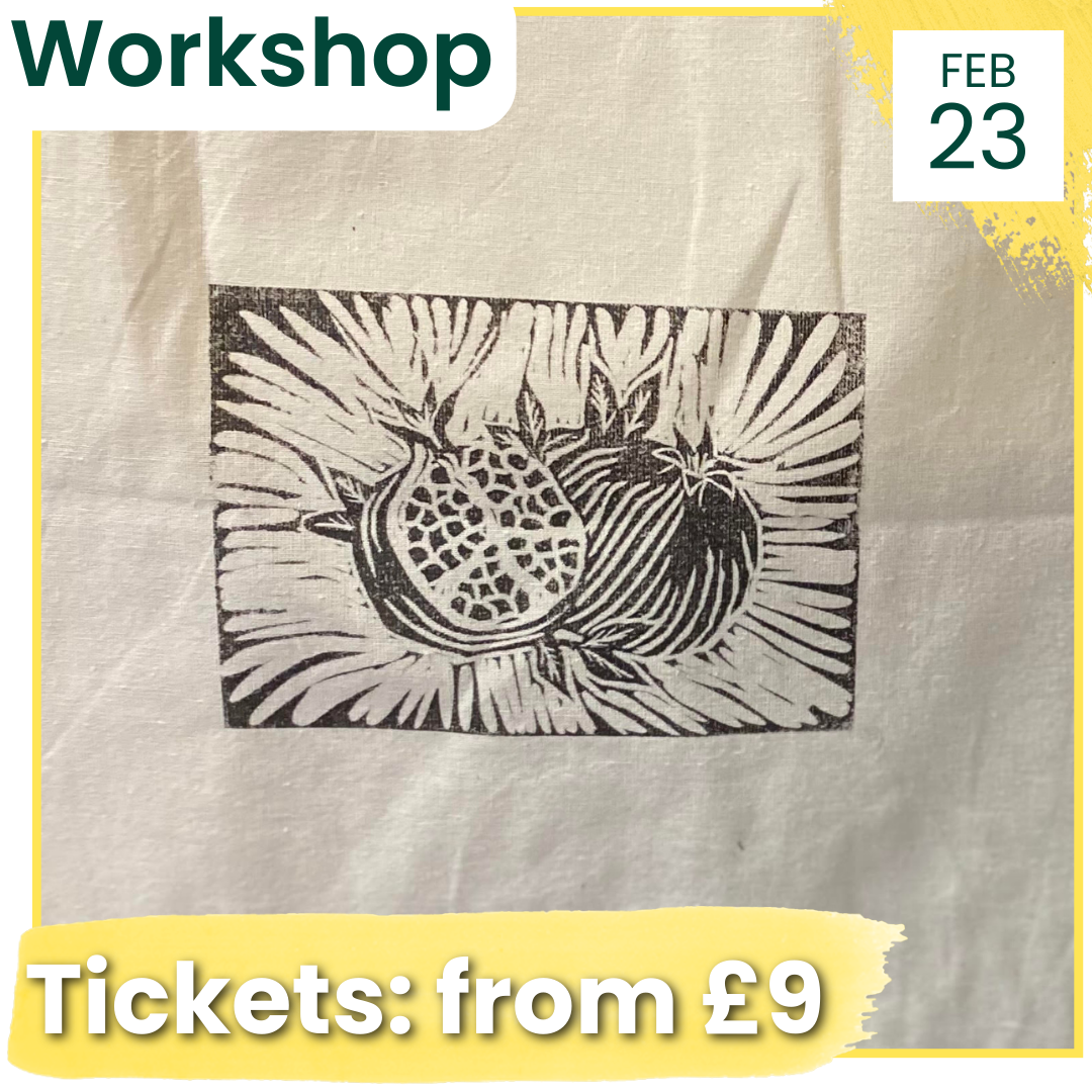 The Queer Arts & Social Club: Tote Bag Lino Printing