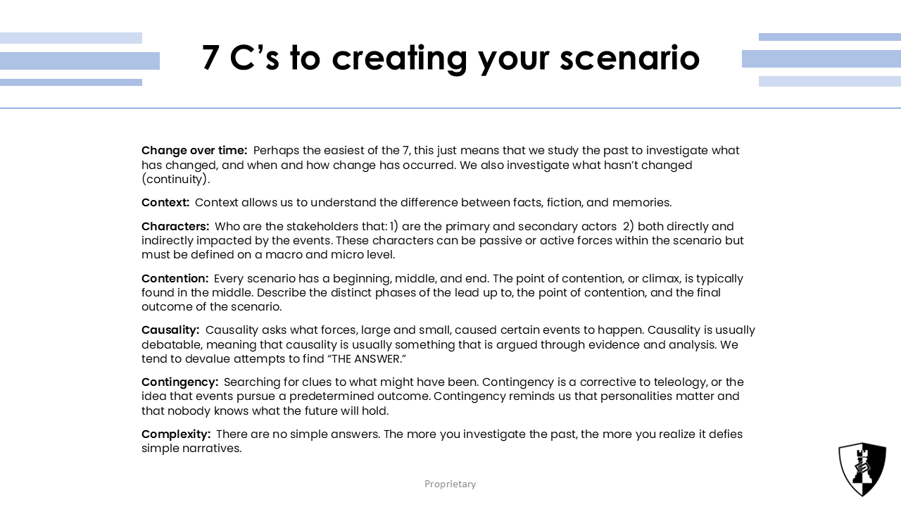 7 C's of Scenario Building Slide.png