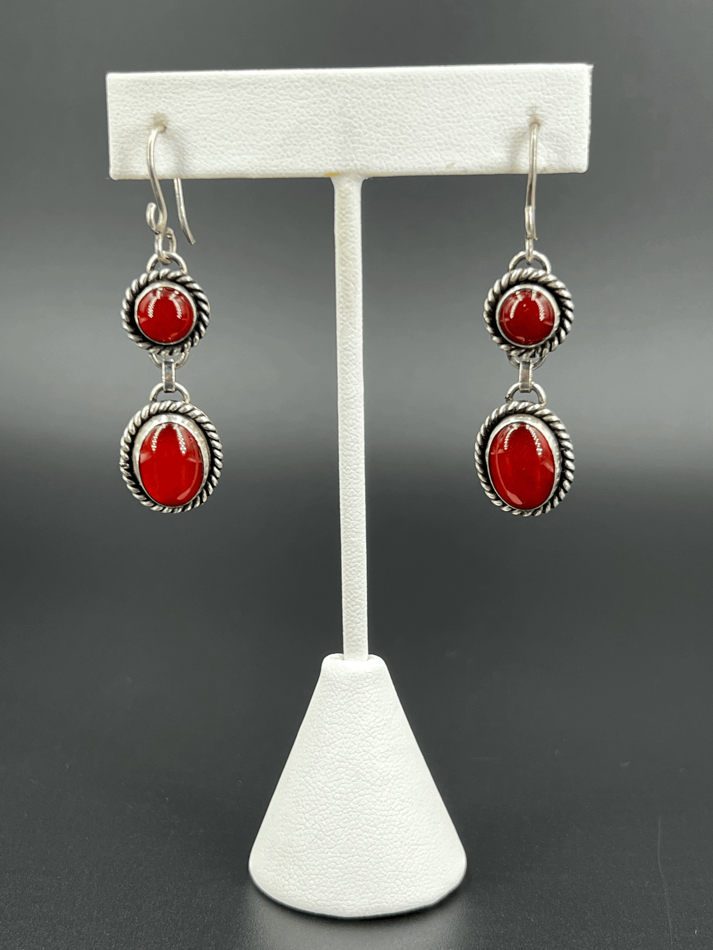 925 Sterling Silver Gold Plate Pomegranate Red Ruby Corundum Earrings UK  Seller | eBay