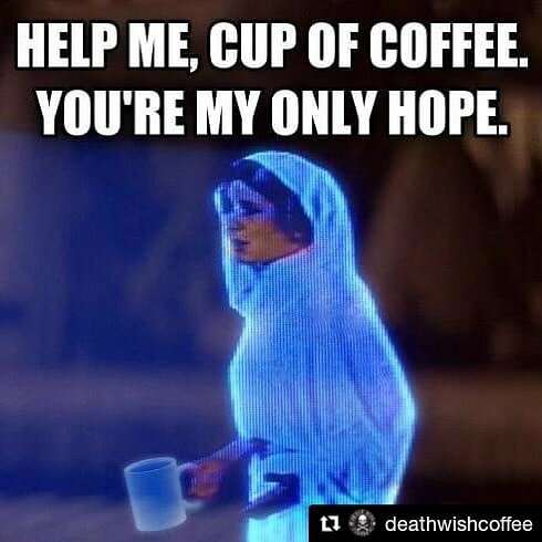 #Repost @deathwishcoffee
・・・
May the Fourth (and caffeine) be with you .
.
.
.
.
.
.
.
.
.
.
.
#coffee #coffeetime #coffeememes #starwars #maythe4thbewithyou #maytheforcebewithyou