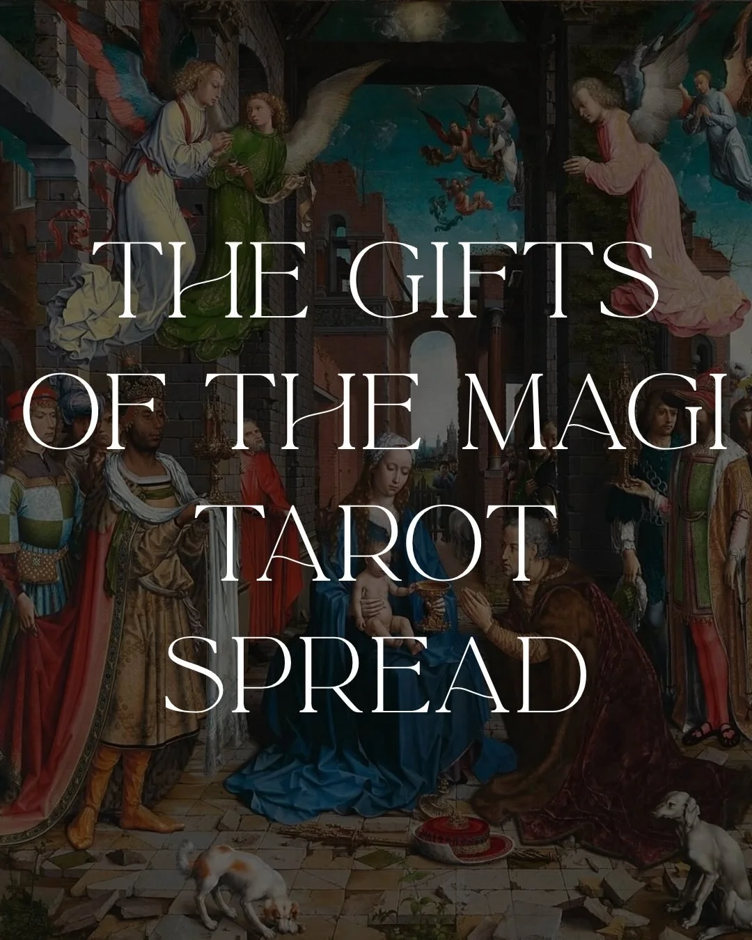 Gifts of the Magi Tarot Reading

My favorite part of the nativity story has always been about the three magi and their use of astrology to follow the &ldquo;star of Bethlehem&rdquo;, but I was always intrigued by the choice of their gifts. 

Inspired