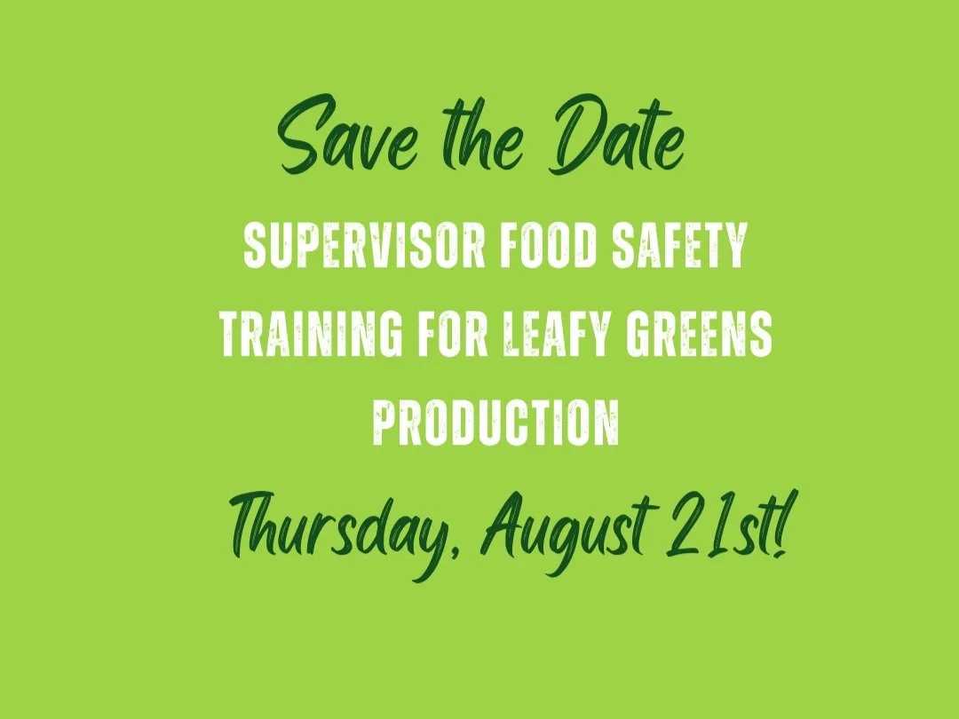 Save the Date: Annual Food Safety Training – August 21st