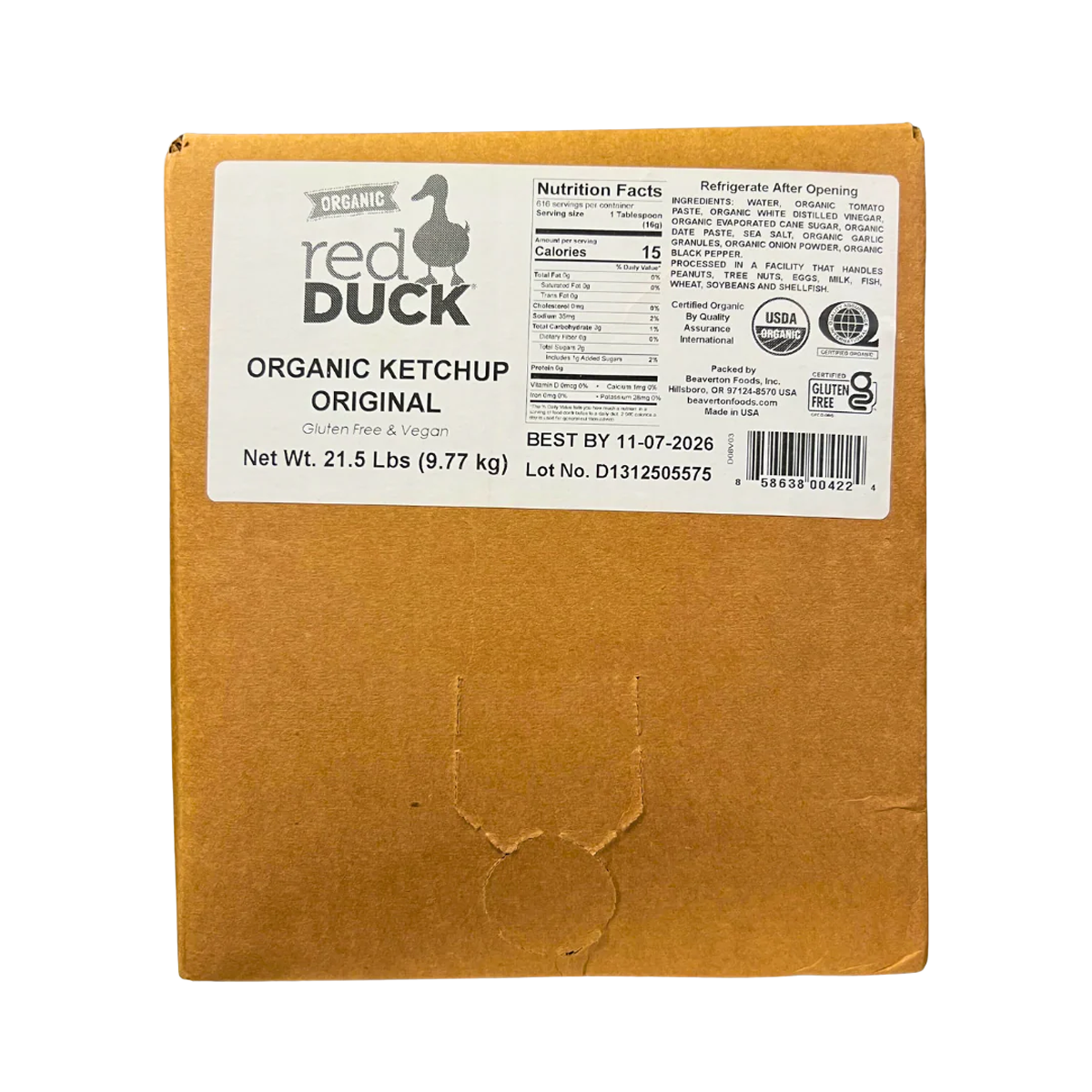 Red Duck Organic Ketchup