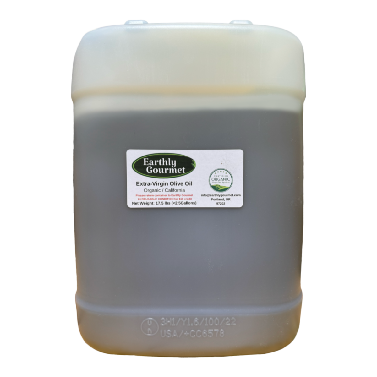 Organic Extra Virgin Olive Oil