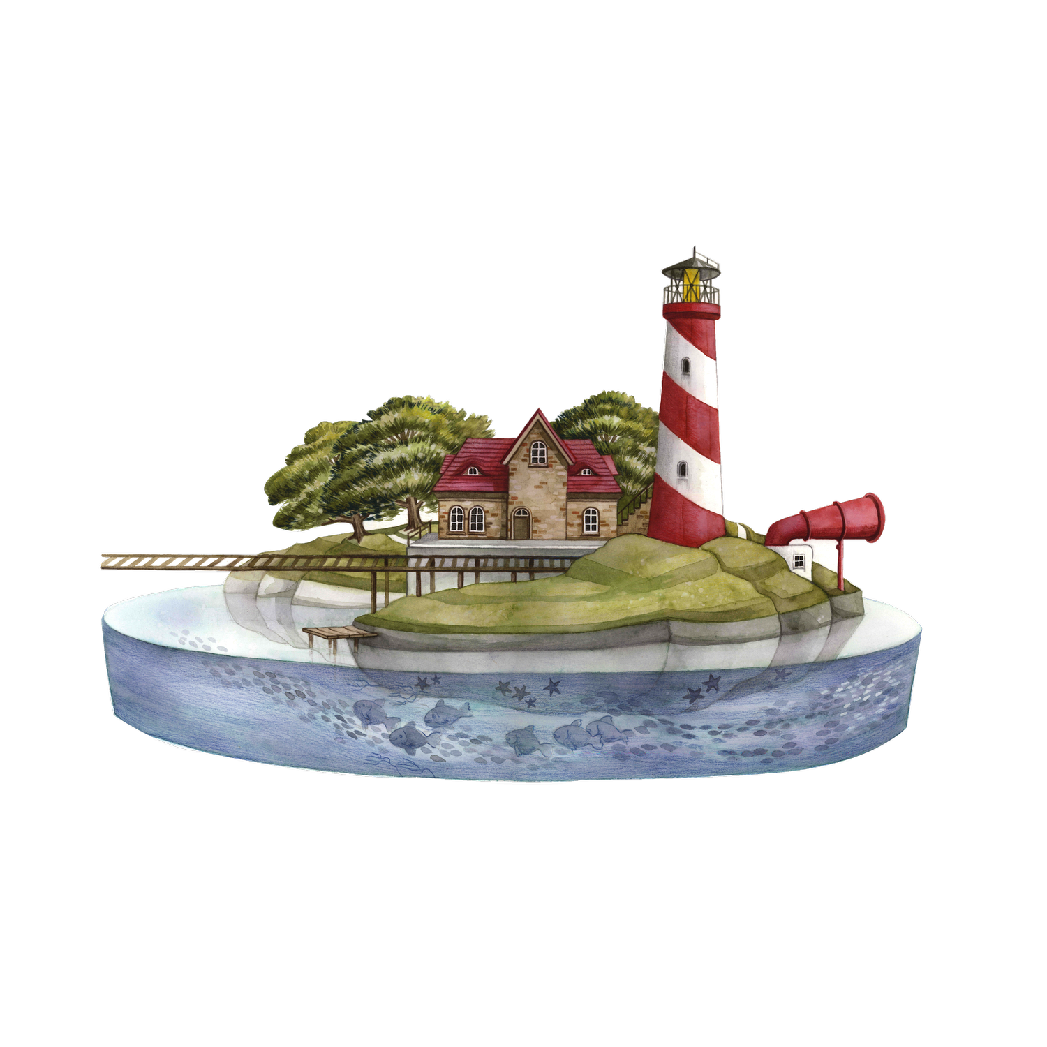 A day on the island- no sound effects episode artwork