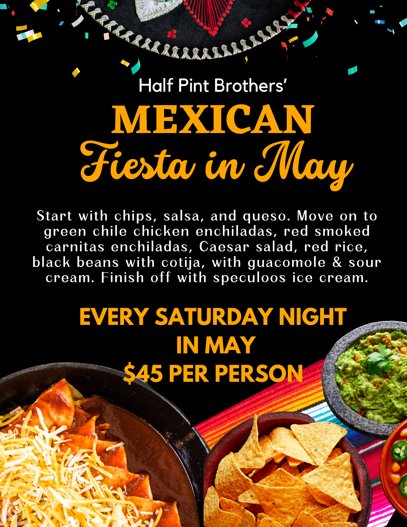 Half Pint Brothers — Menus 2026