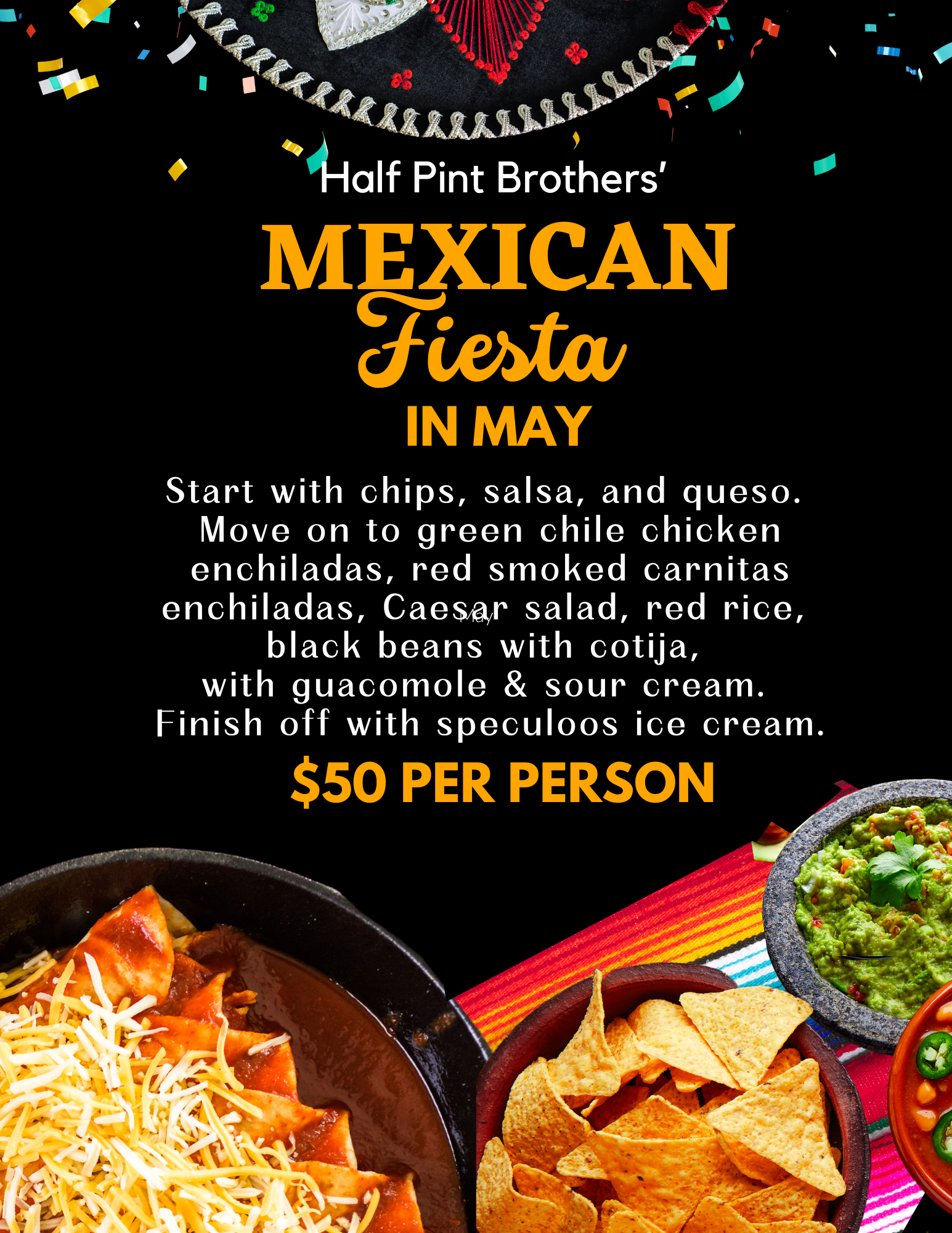 May 2024 - Half Pint Brothers - Saturday Night Dinner Menu (1).png