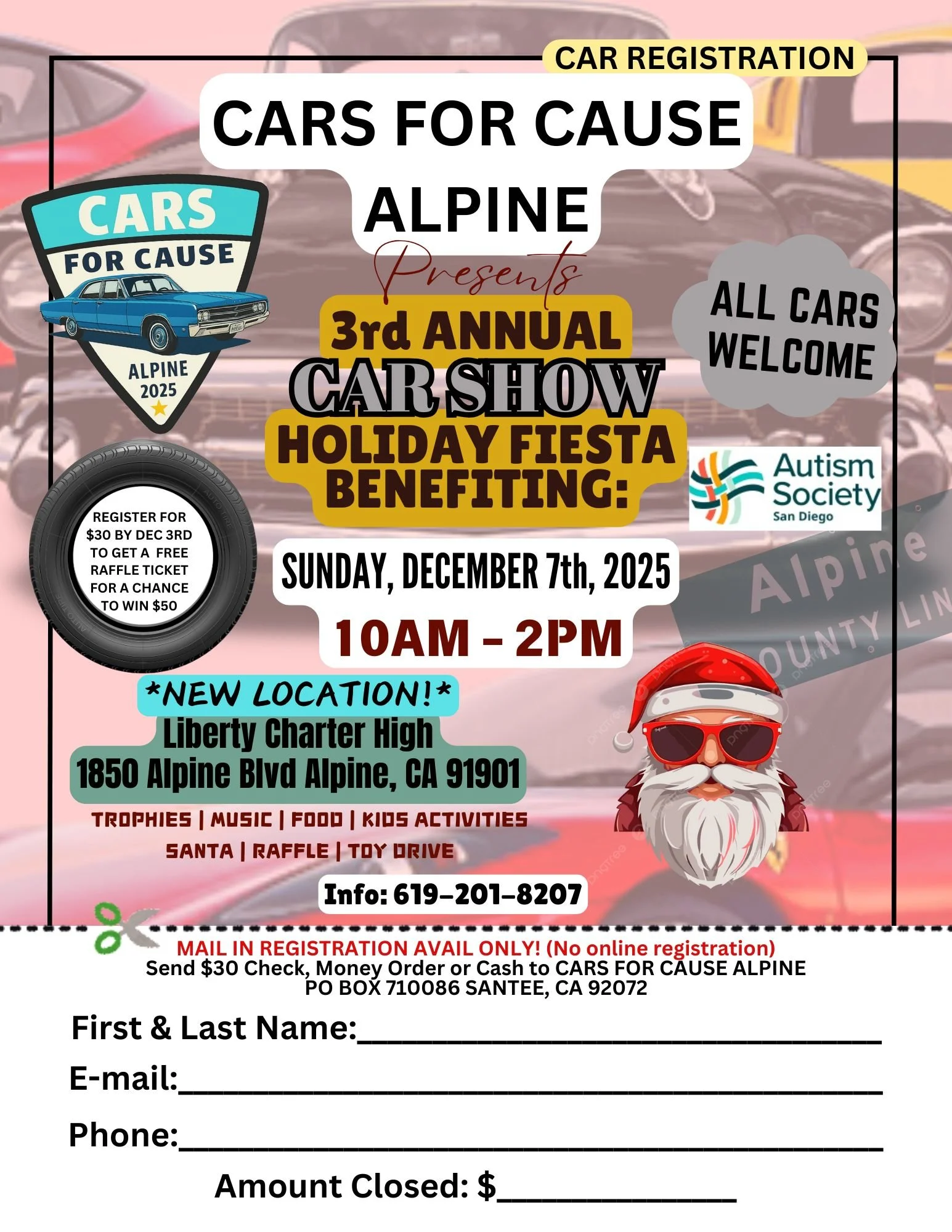 Cars for Cause Alpine Car Show | Dec 7th