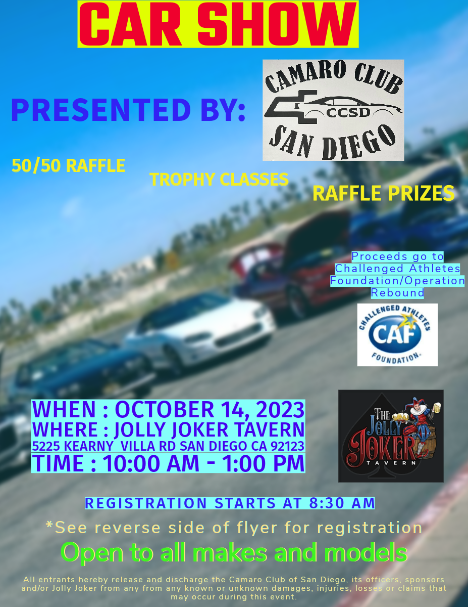 Events — San Diego Association of Car Clubs