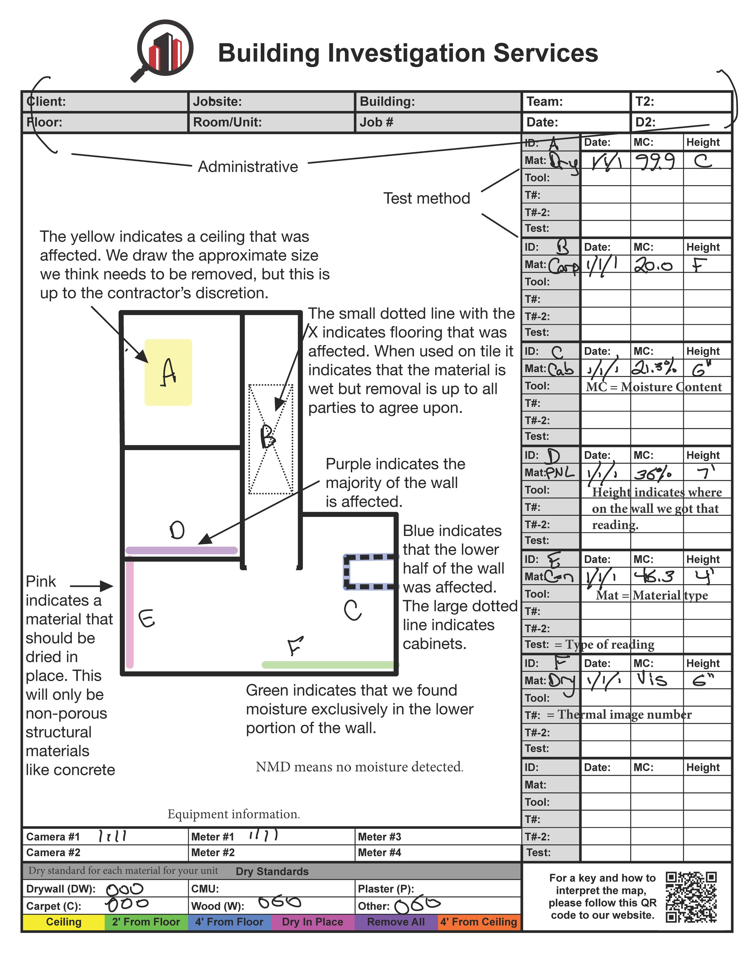 Moisture Mapping — Building Investigation Services Moisture Mapping — Building Investigation Services