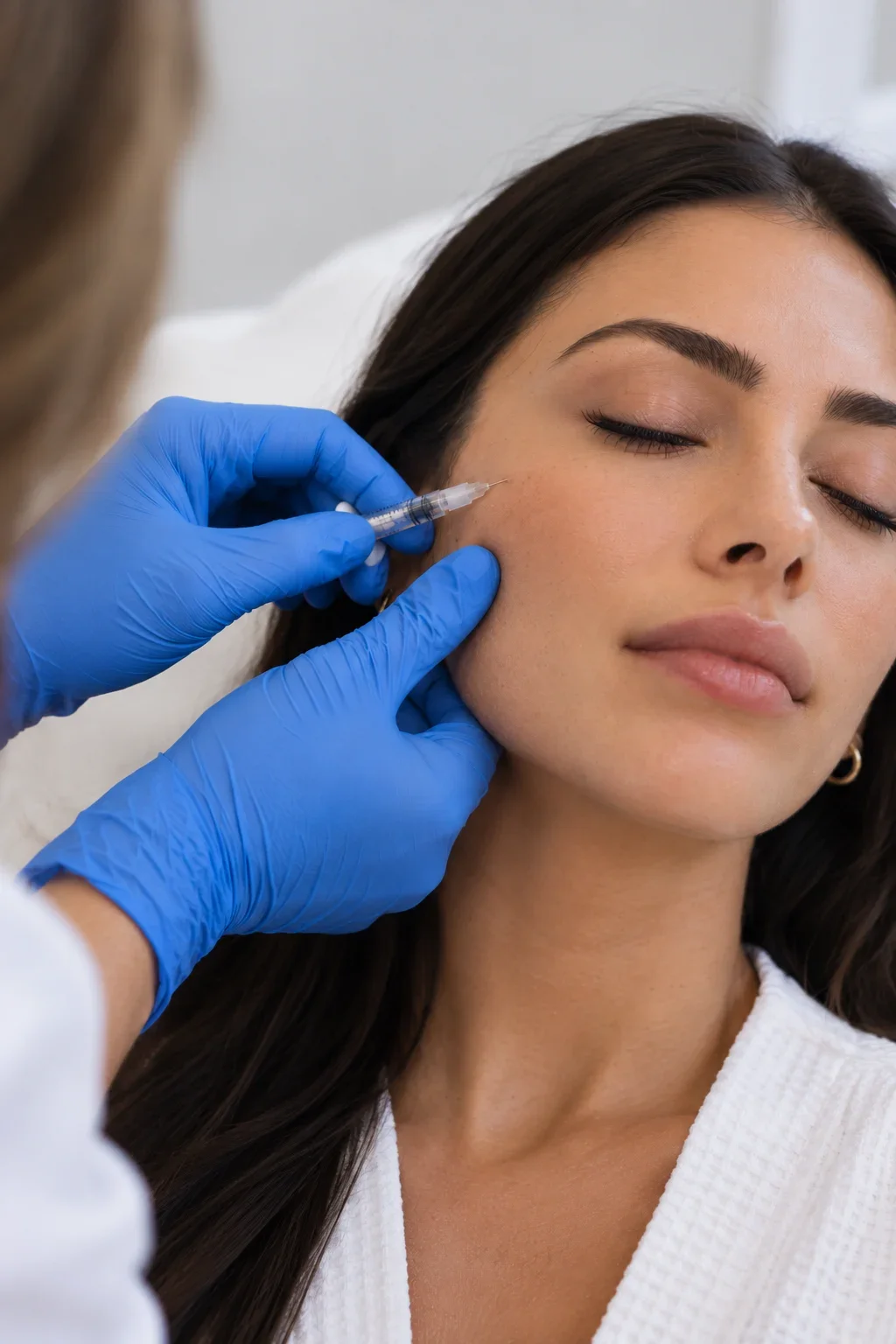 Facial filler before and after