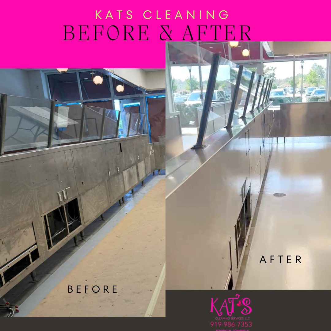 post Construction cleaning project in Cary North Carolina.