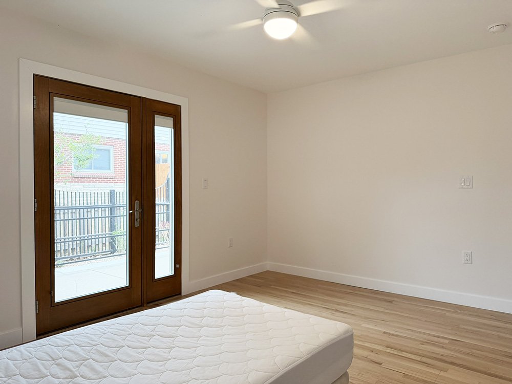Second bedroom. All three bedrooms have blinds that are built-in to the Pella doors and windows.  