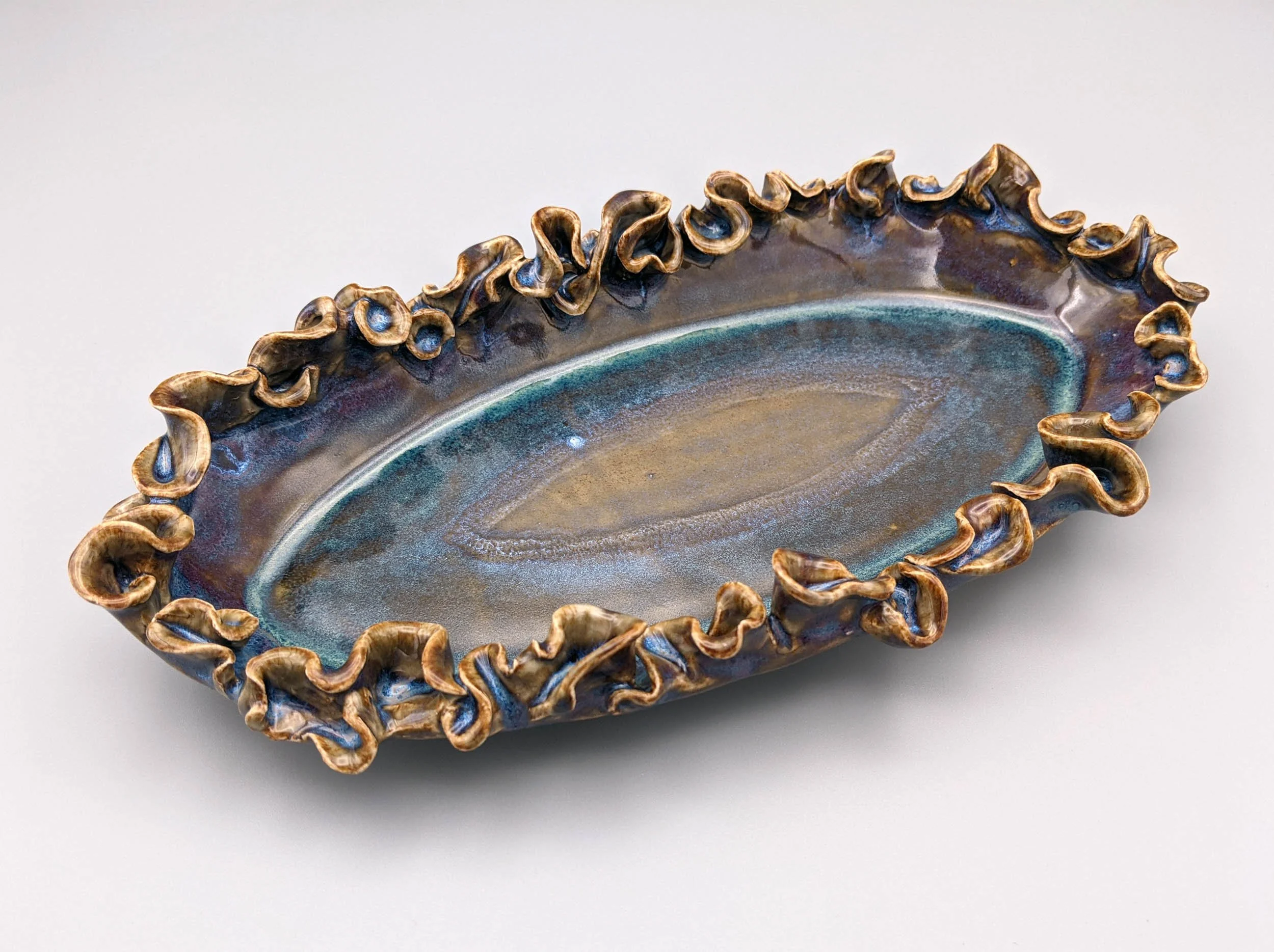 Cockscomb Oval, Mid-Range Cone 6