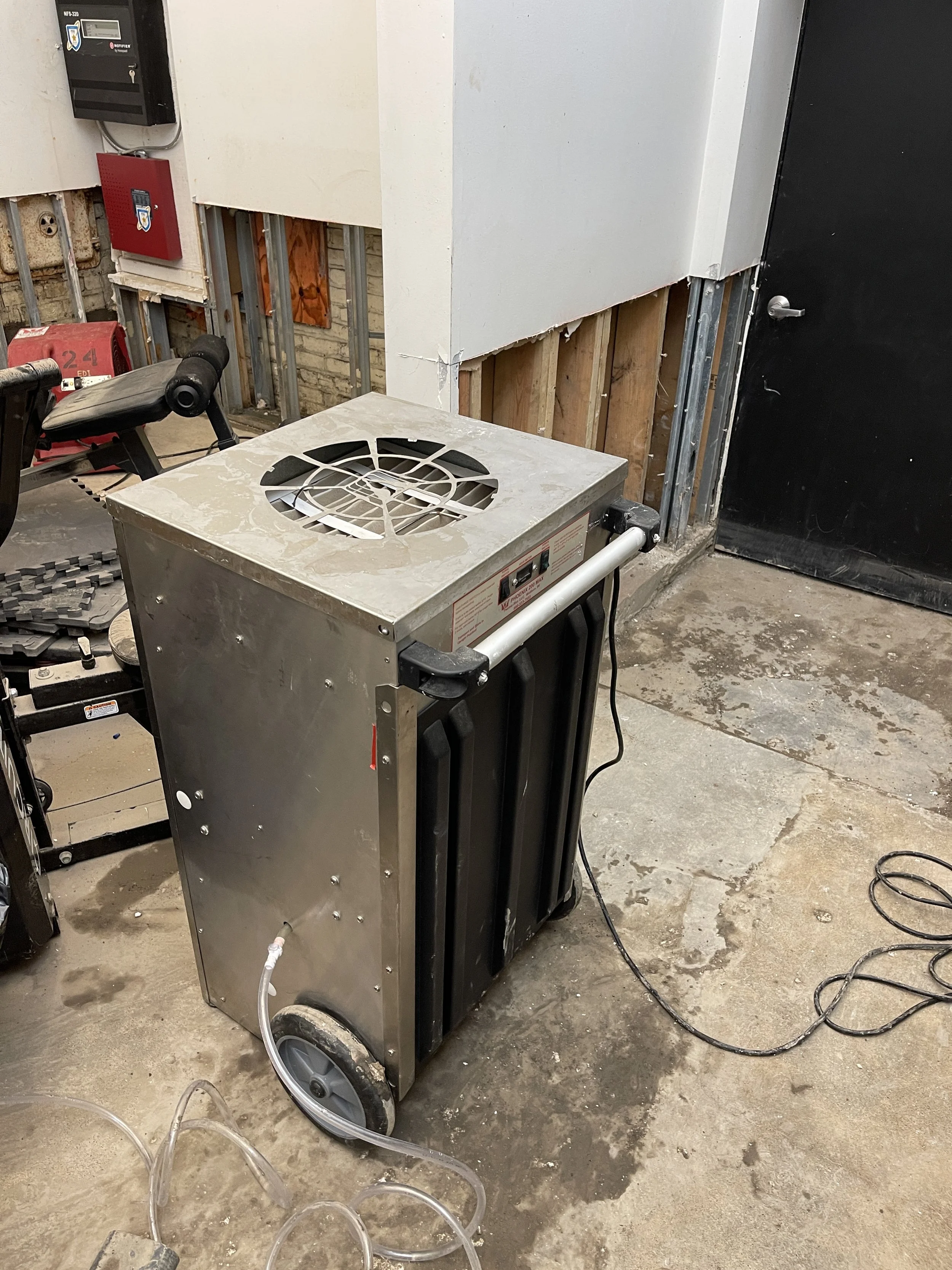 Low grain dehumidification can remove around 125 pints of moisture from the air per day. 