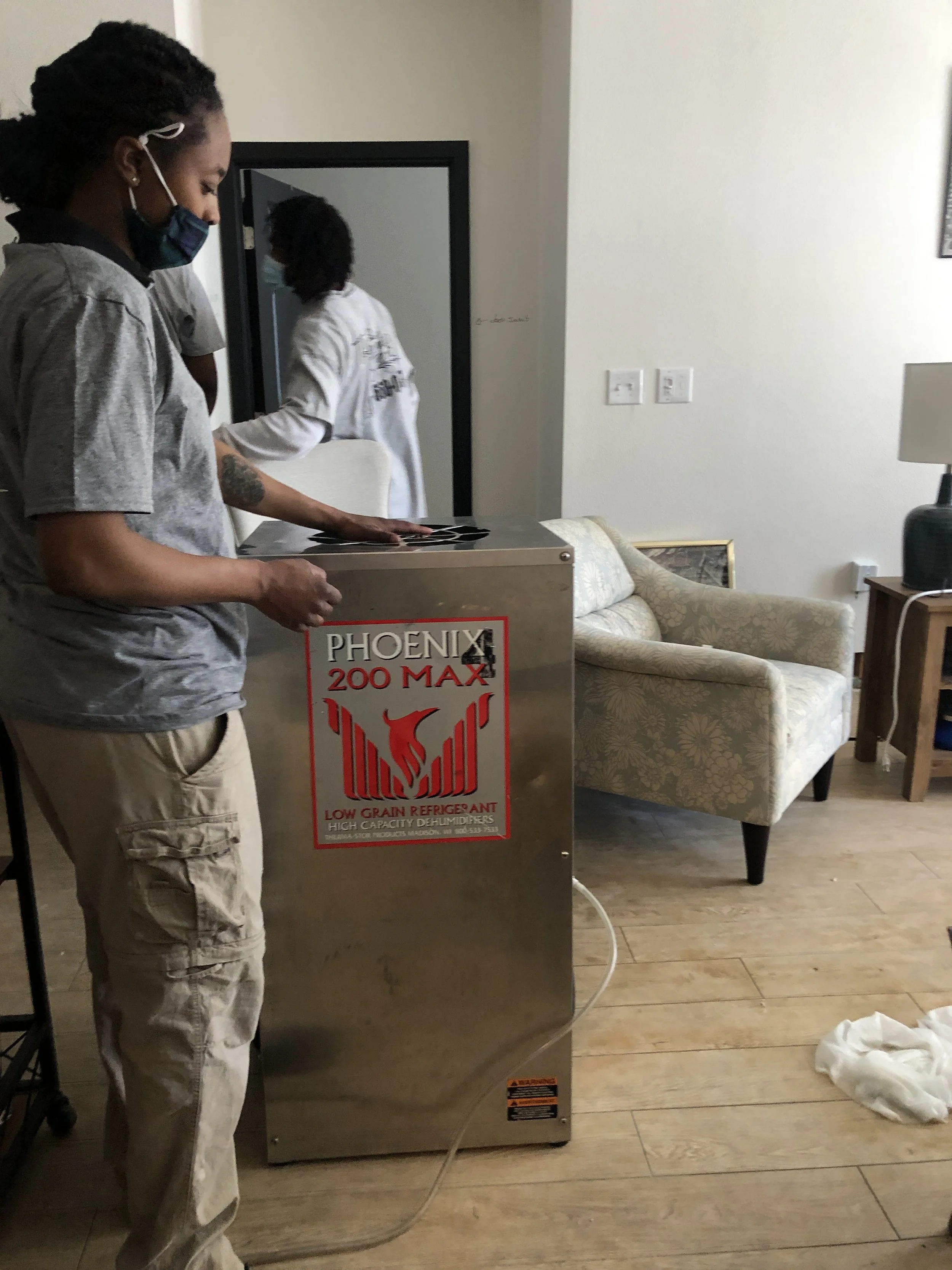 Documenting the psychometrics of a water damage is important to prove your findings. 