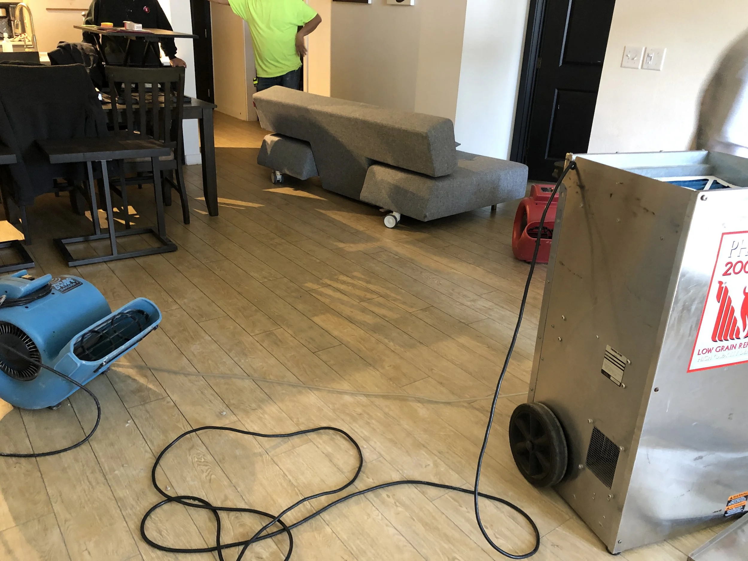 Each unit was treated as its own loss because the migration patterns can change directions inside of the walls. 